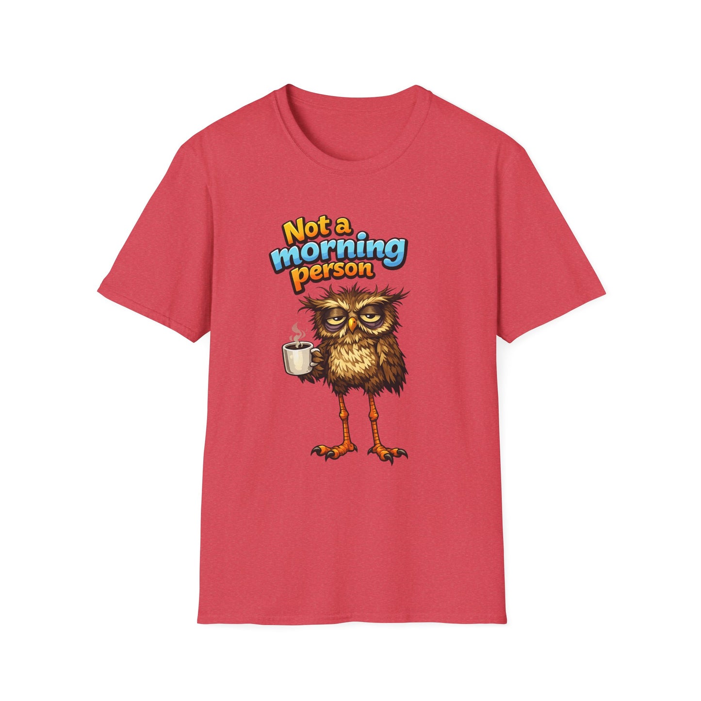 Not a Morning Person Owl WitchSoul Original T-Shirt — Funny Coffee Lover Graphic Tee