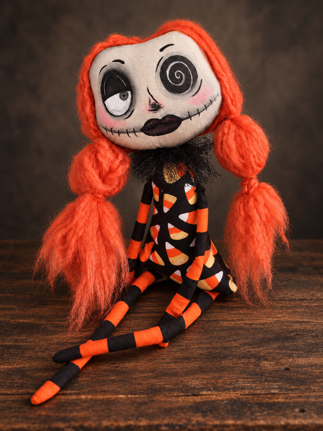 One Of A Kind Creepy Cute ArtDoll Candy Clementine Collectible Unique