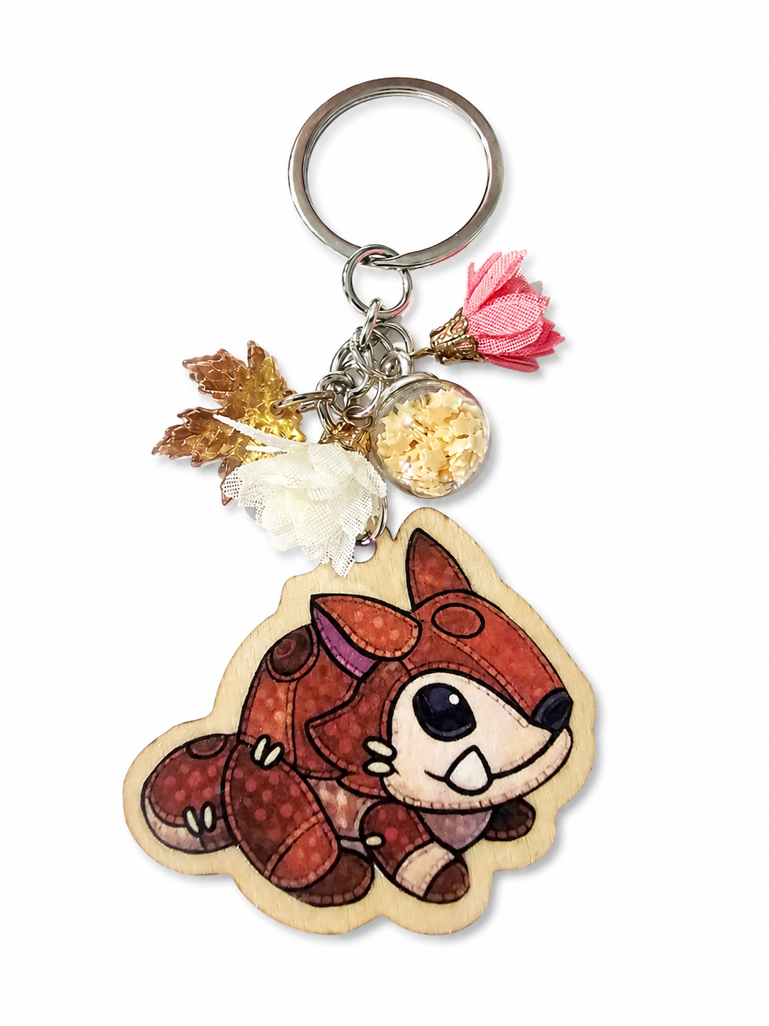 Palia Inspired Chapaa Patchwork Plush Keychain/Bag Charm