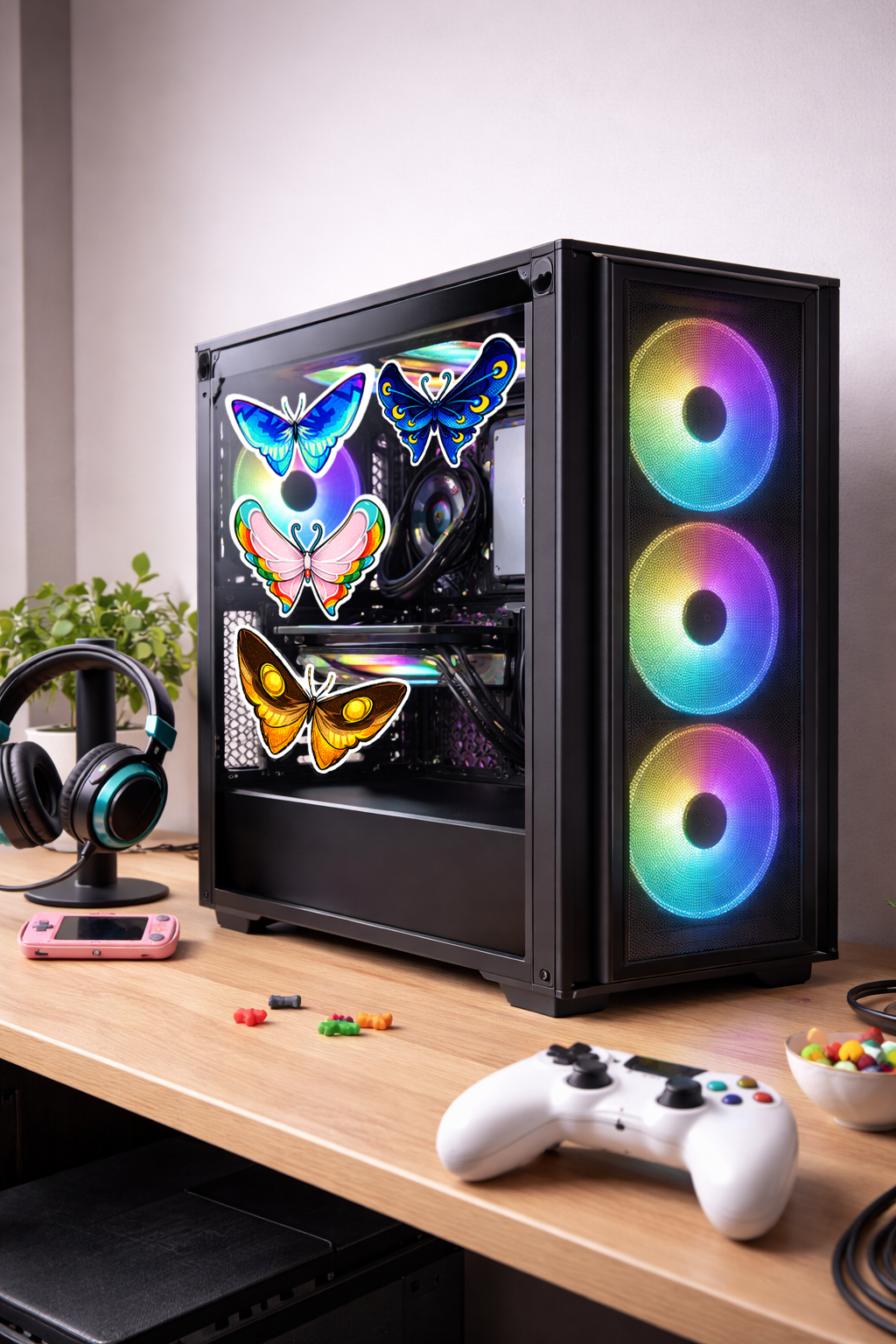 Palia Inspired Butterfly Collection Sticker Pack Kiss Cut Glossy Stickers ColorPop