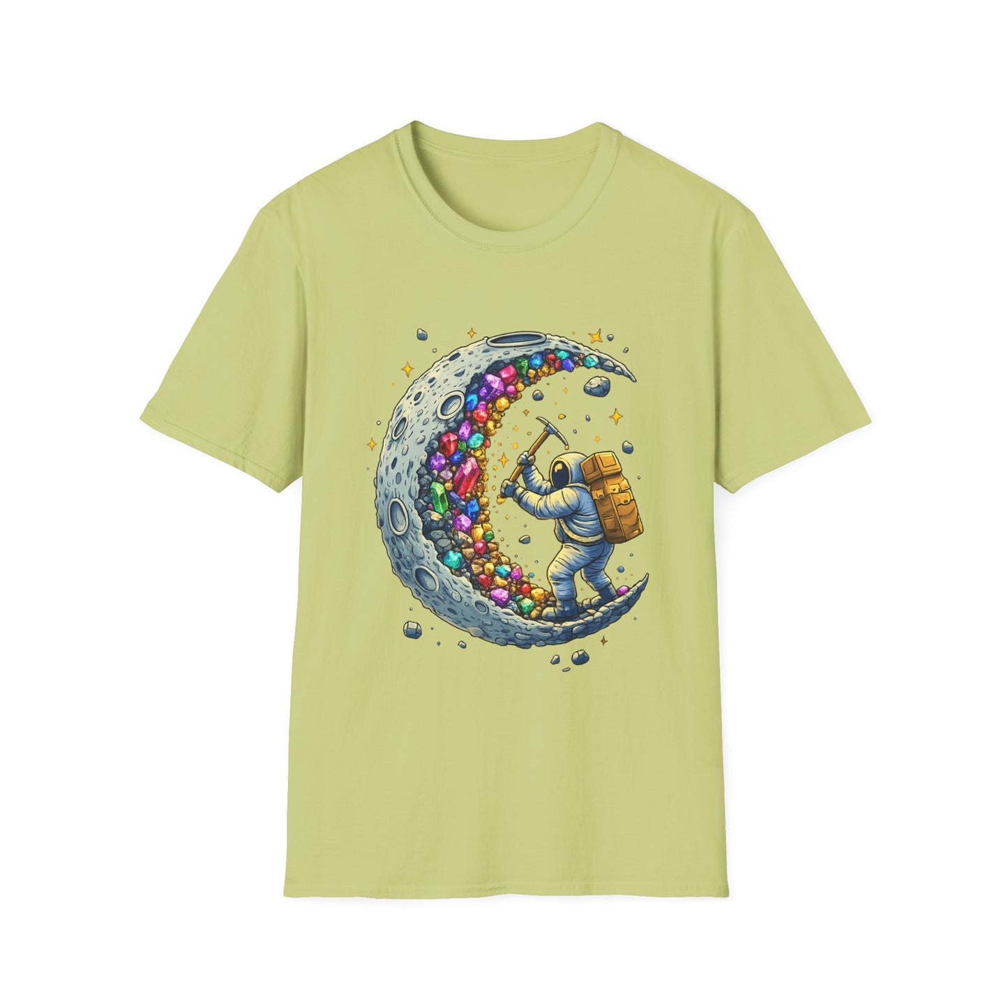 Astronaut Moon Harvest WitchSoul Original T-Shirt — Colorful Space Candy Graphic Tee
