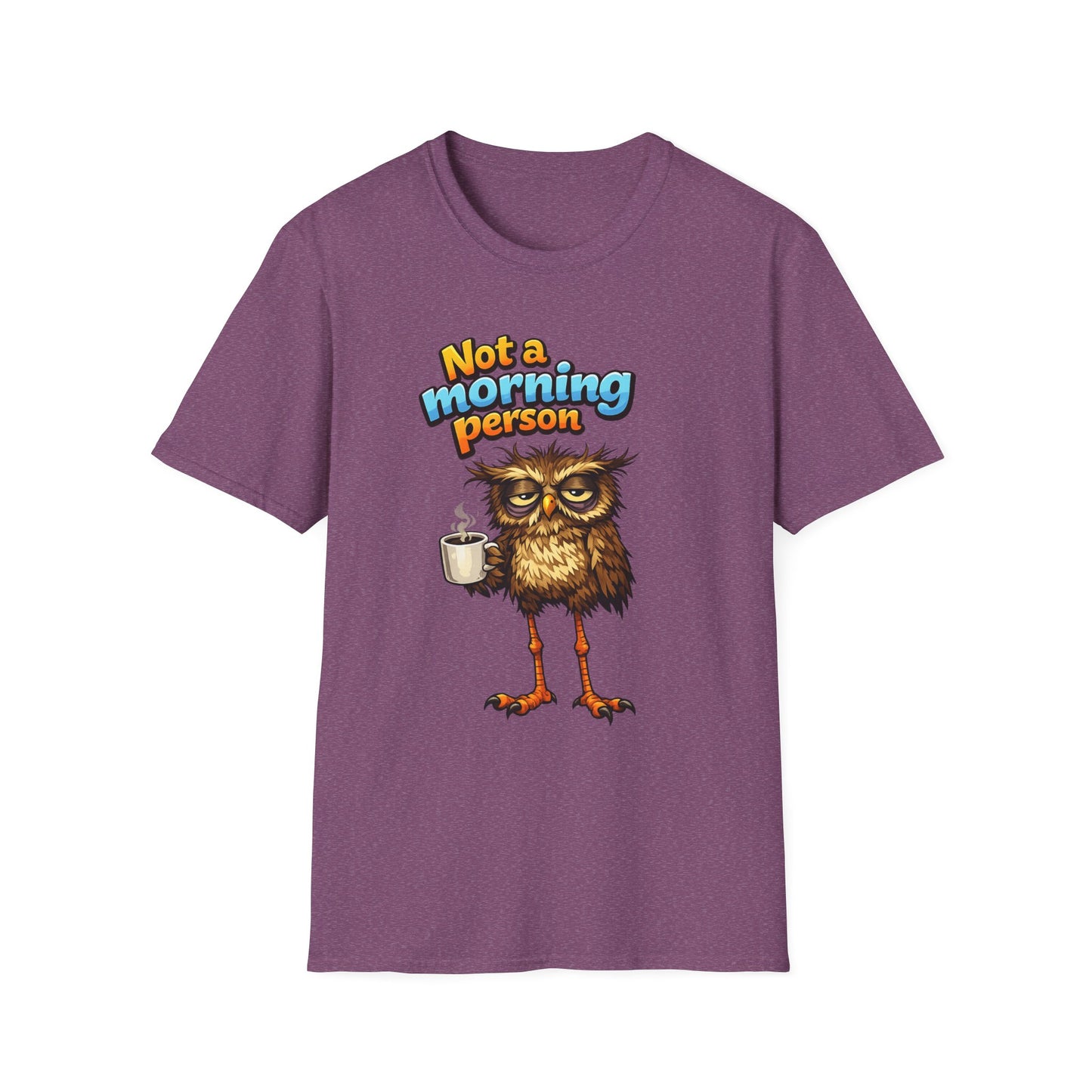 Not a Morning Person Owl WitchSoul Original T-Shirt — Funny Coffee Lover Graphic Tee