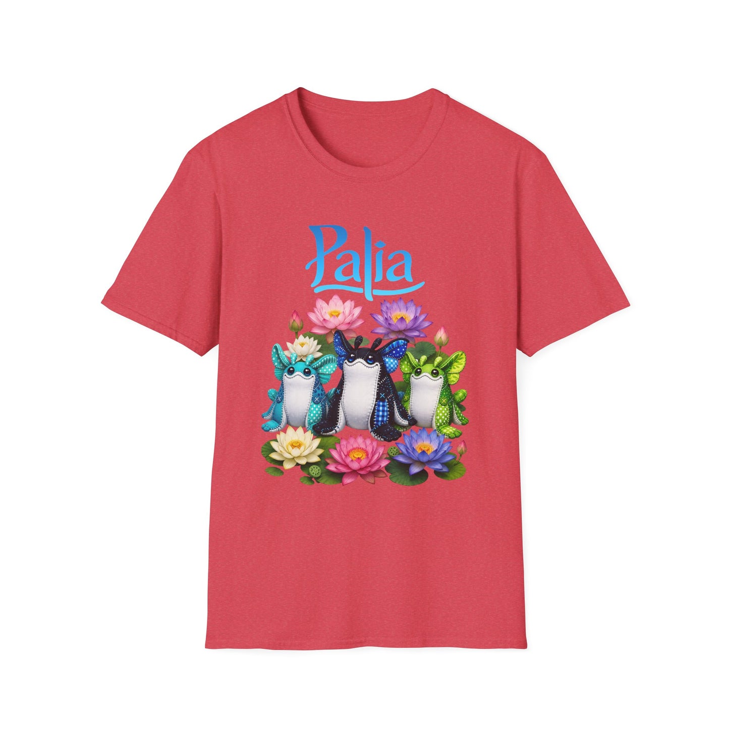 Palia Inspired Ogopuu Plush Lotus Flower Graphic Tee