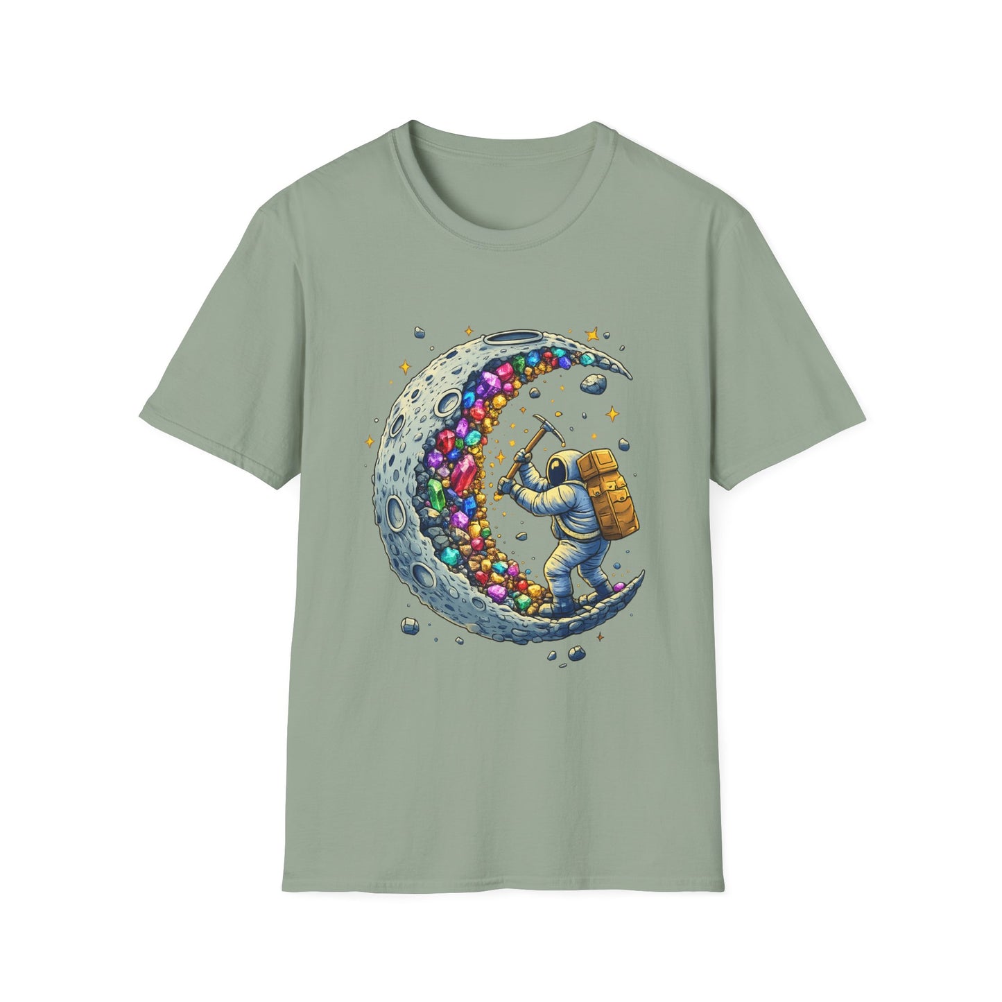 Astronaut Moon Harvest WitchSoul Original T-Shirt — Colorful Space Candy Graphic Tee