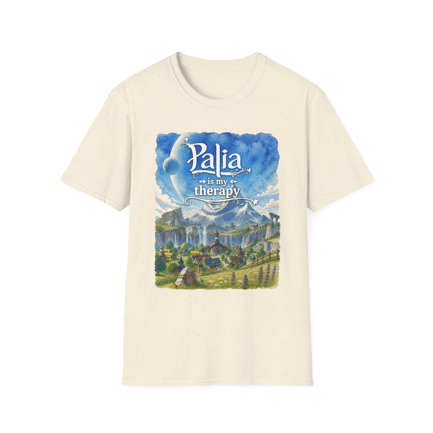 T-Shirt — "Palia Is My Therapy" Palia Inspired Landscape Graphic Tee