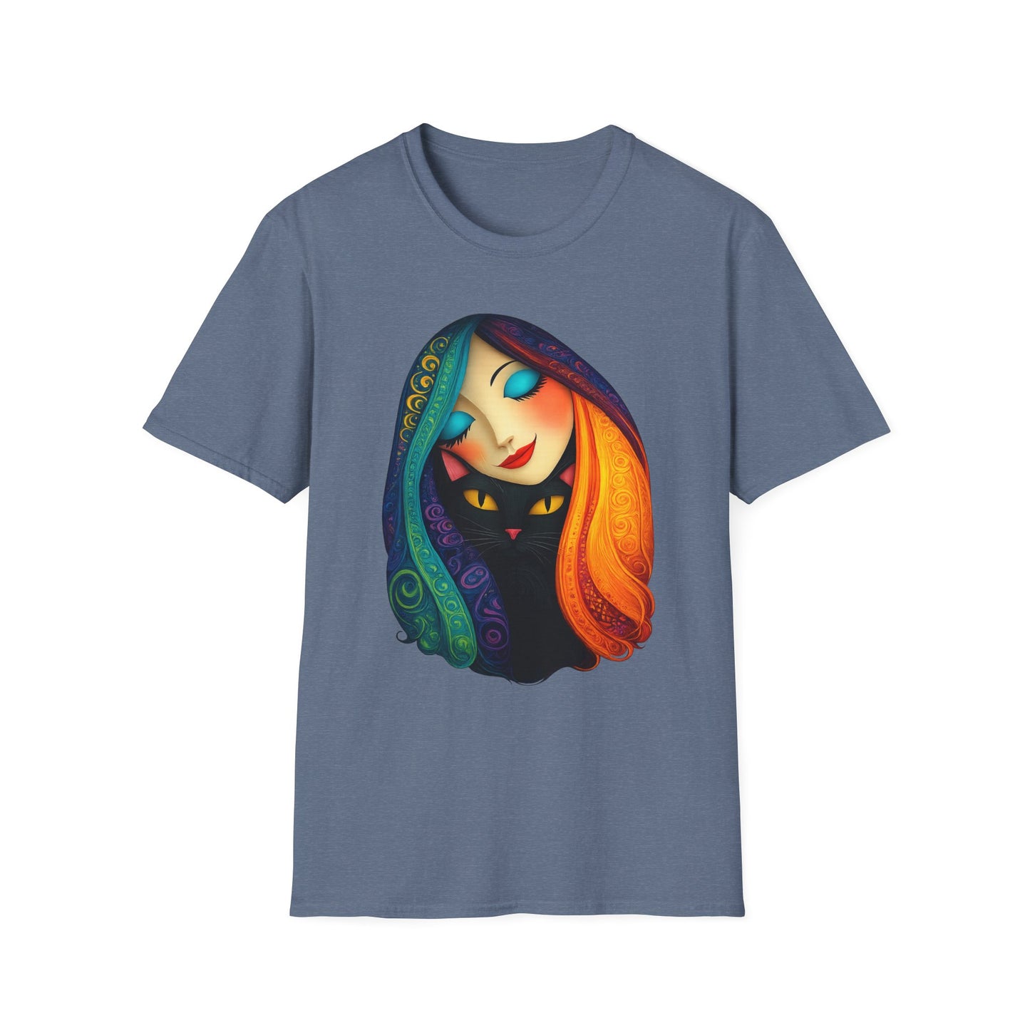 Cat Mom Art graphic tee Pet lover Cat lover Shirt Witchsoul Original