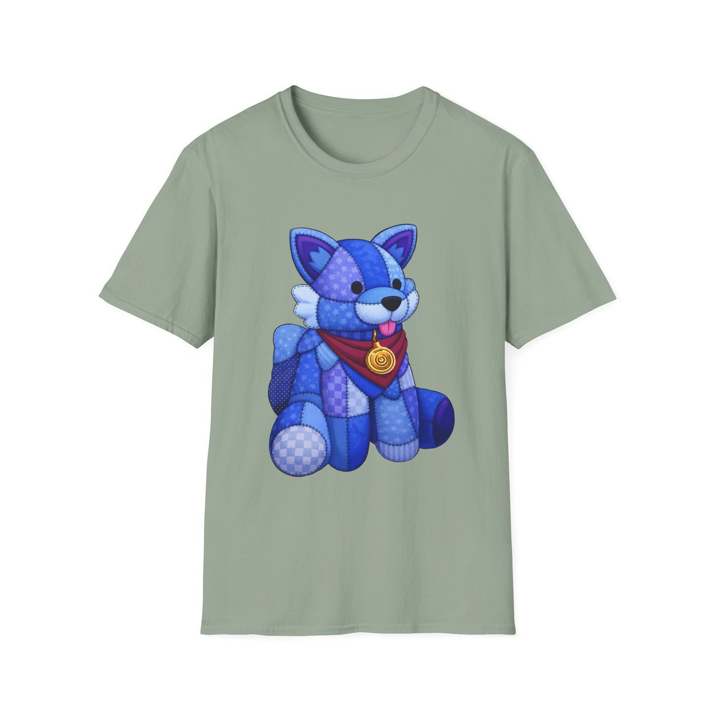Palia Inspired Tau Plushie Patchwork-like Graphic Shirt