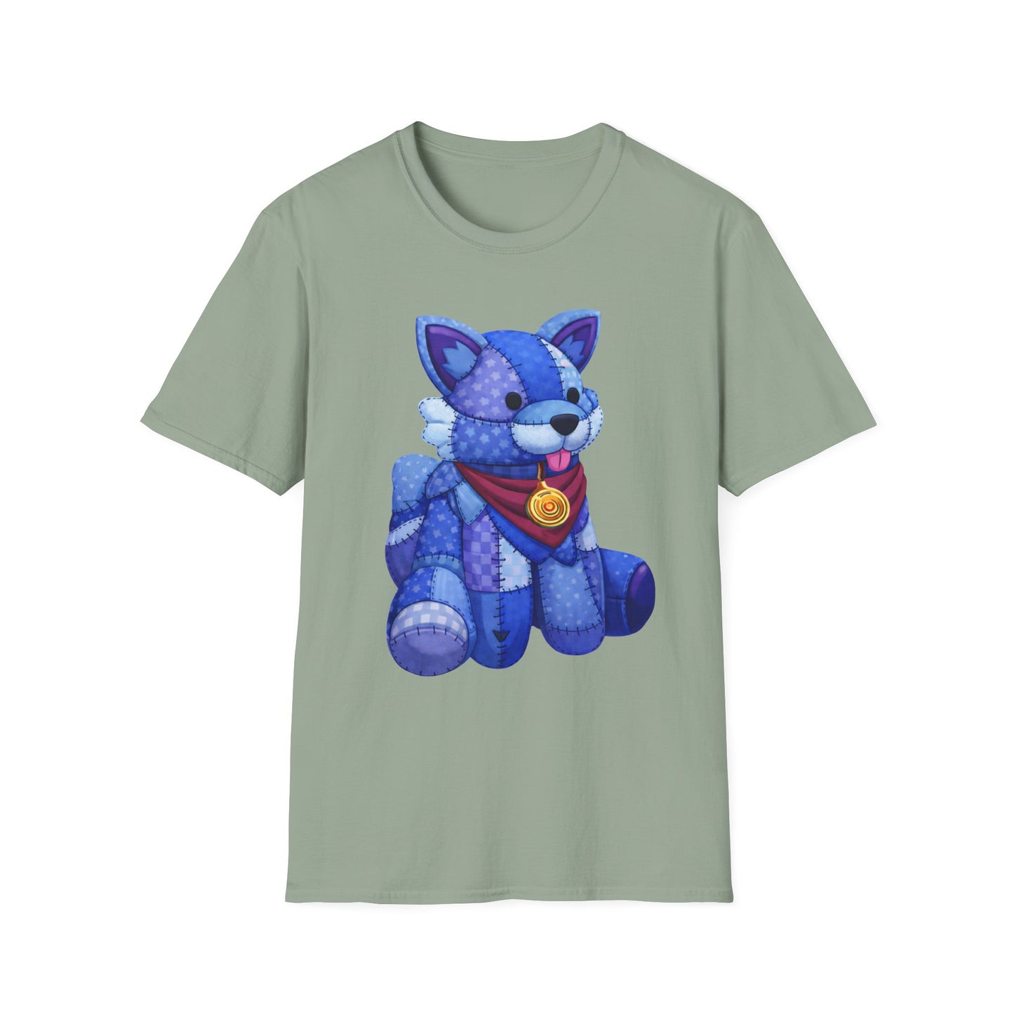 Palia Inspired Tau Plushie Patchwork-like Graphic Shirt
