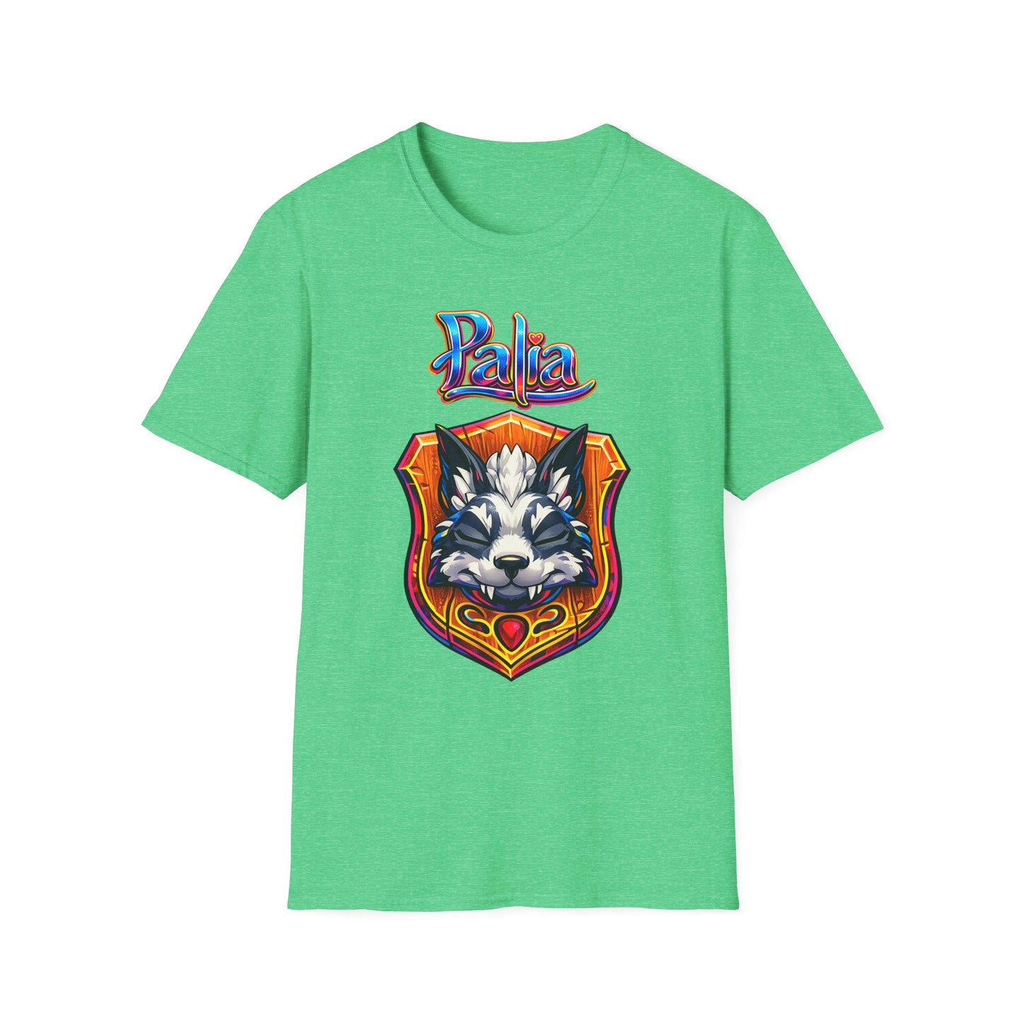 Palia Inspired Bluebristle Mujiin Trophy PopColor Style Graphic Tshirt