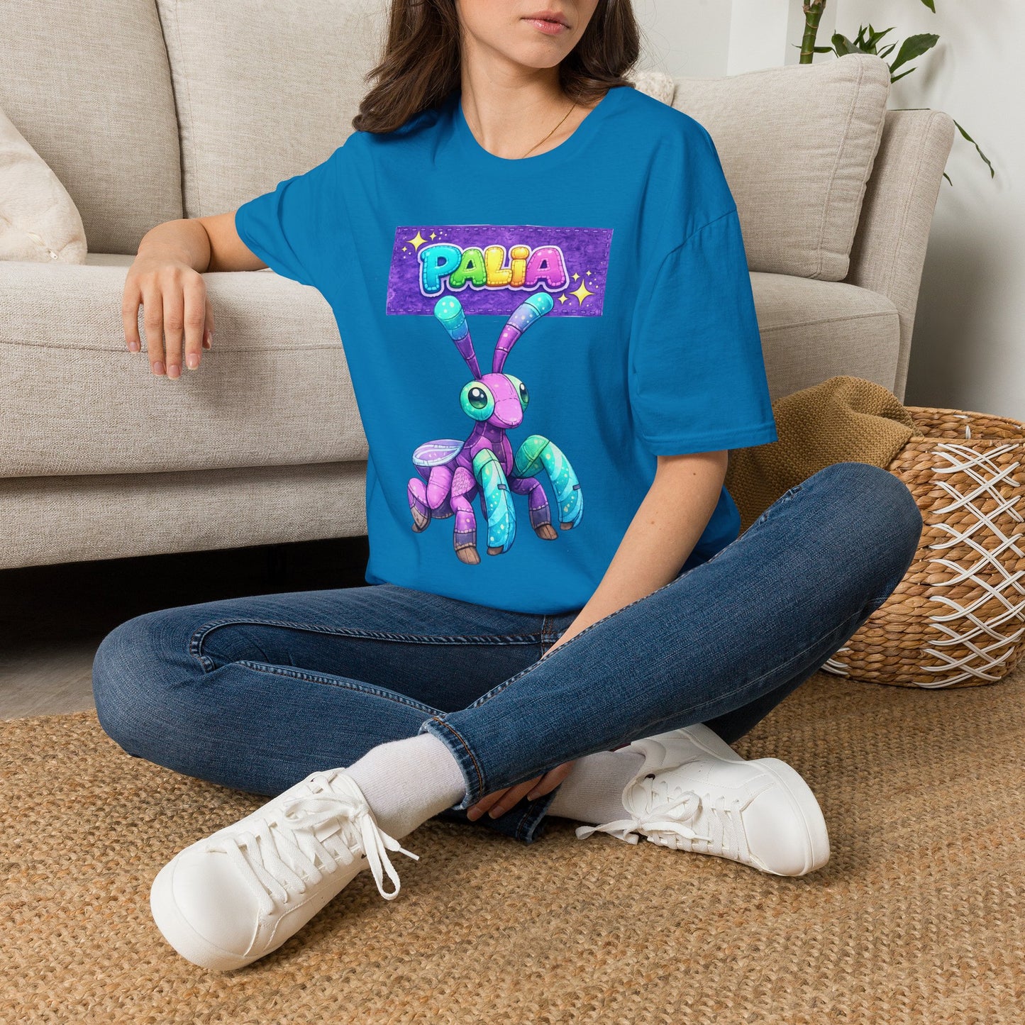 Palia Inspired Fairy Mantis Plush Graphic T-Shirt
