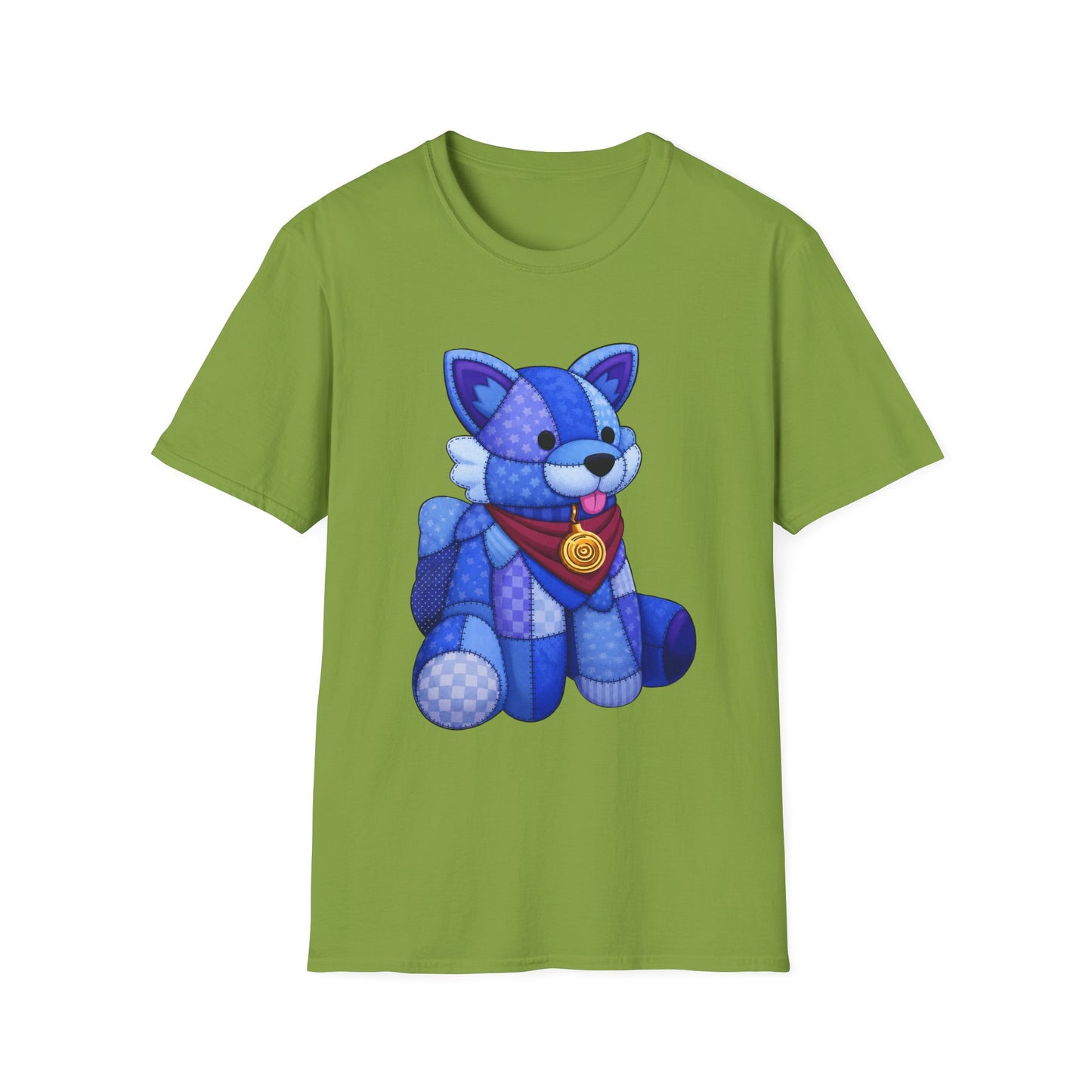 Palia Inspired Tau Plushie Patchwork-like Graphic Shirt