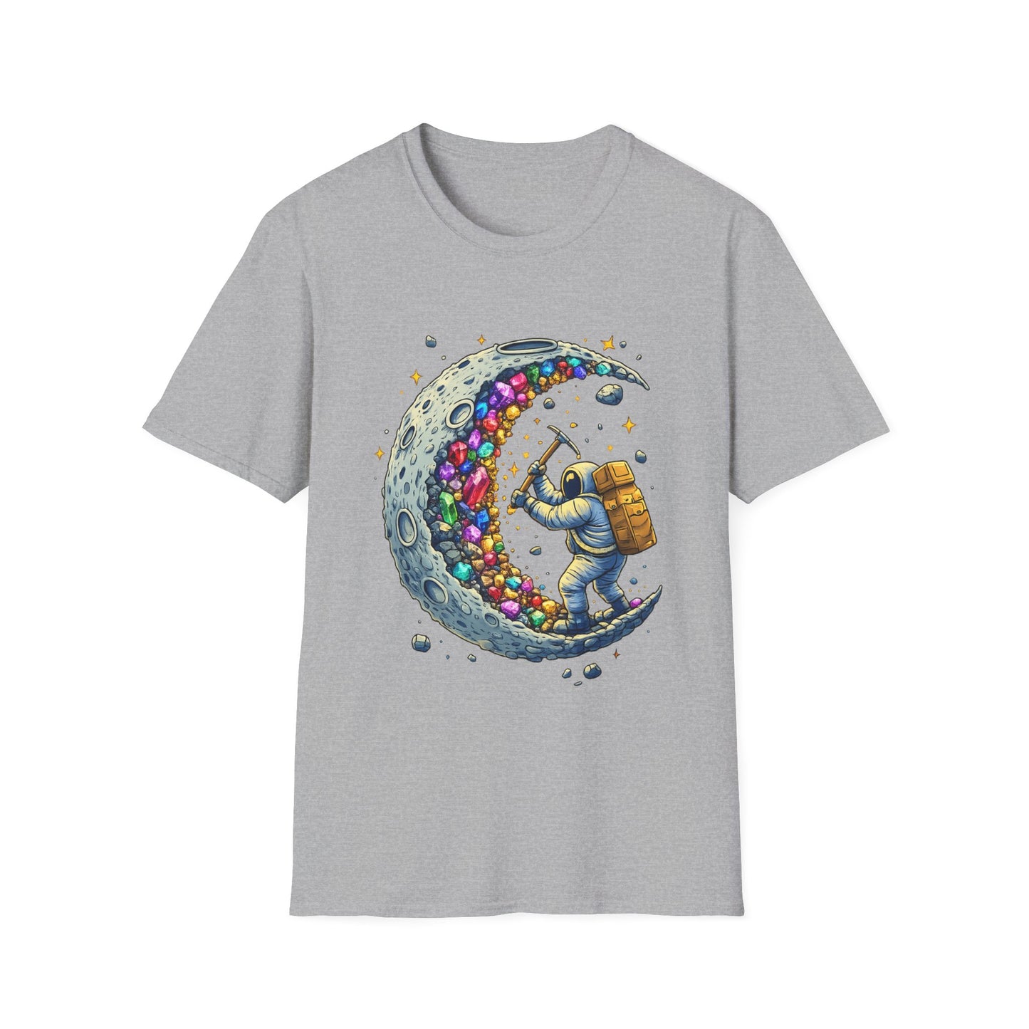 Astronaut Moon Harvest WitchSoul Original T-Shirt — Colorful Space Candy Graphic Tee