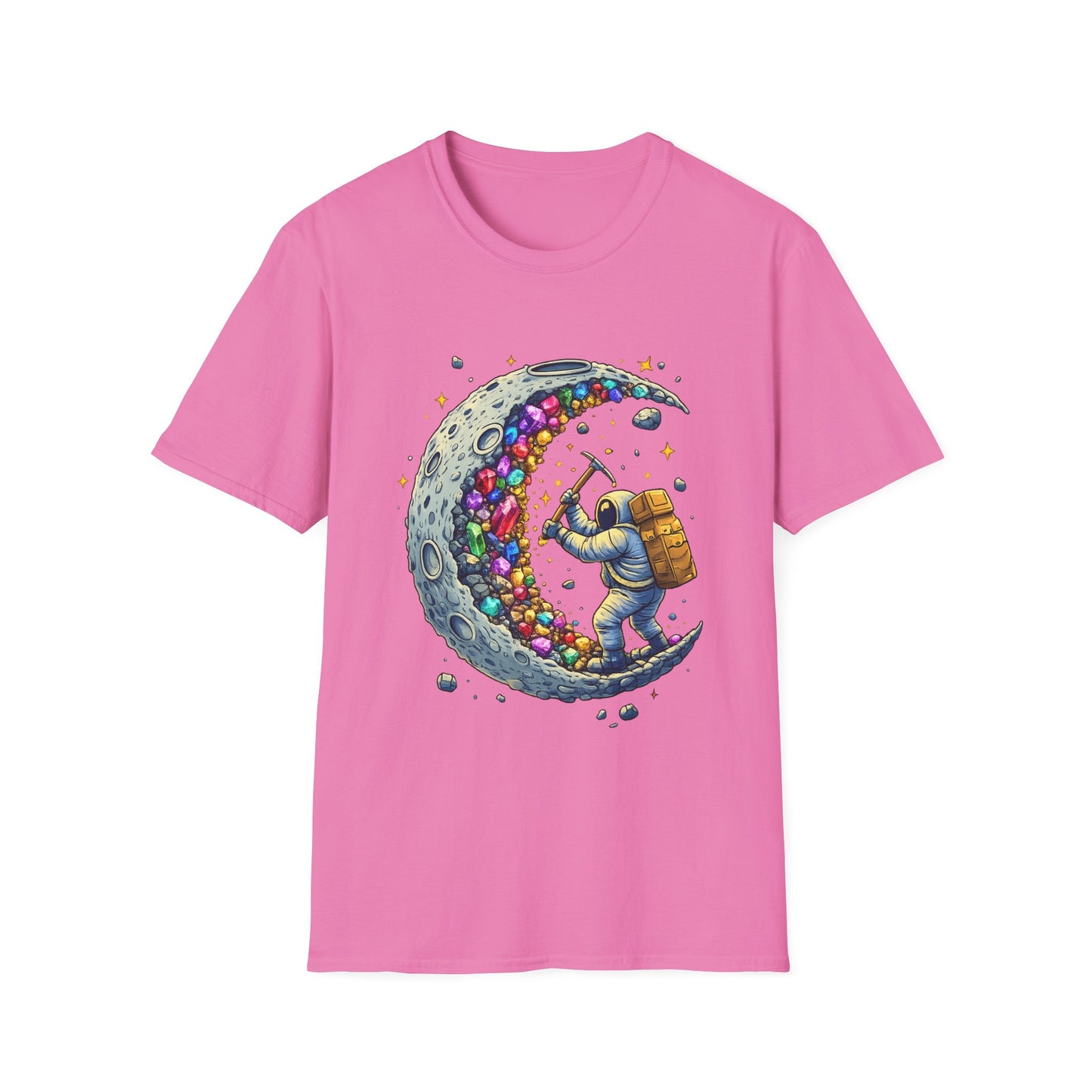 Astronaut Moon Harvest WitchSoul Original T-Shirt — Colorful Space Candy Graphic Tee