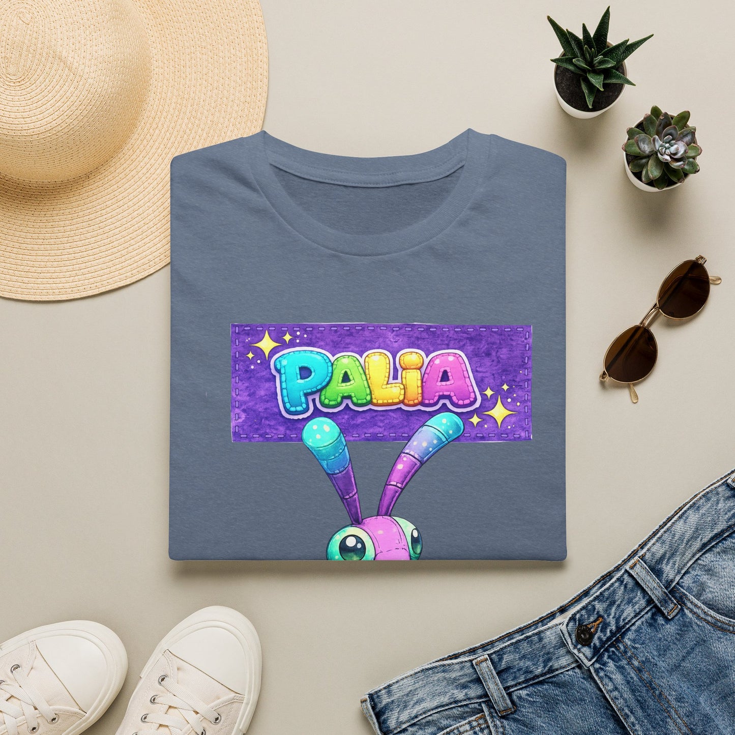 Palia Inspired Fairy Mantis Plush Graphic T-Shirt