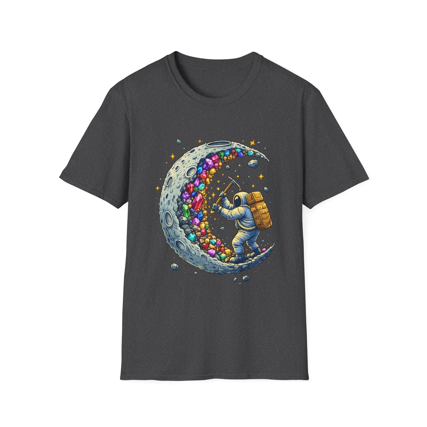 Astronaut Moon Harvest WitchSoul Original T-Shirt — Colorful Space Candy Graphic Tee