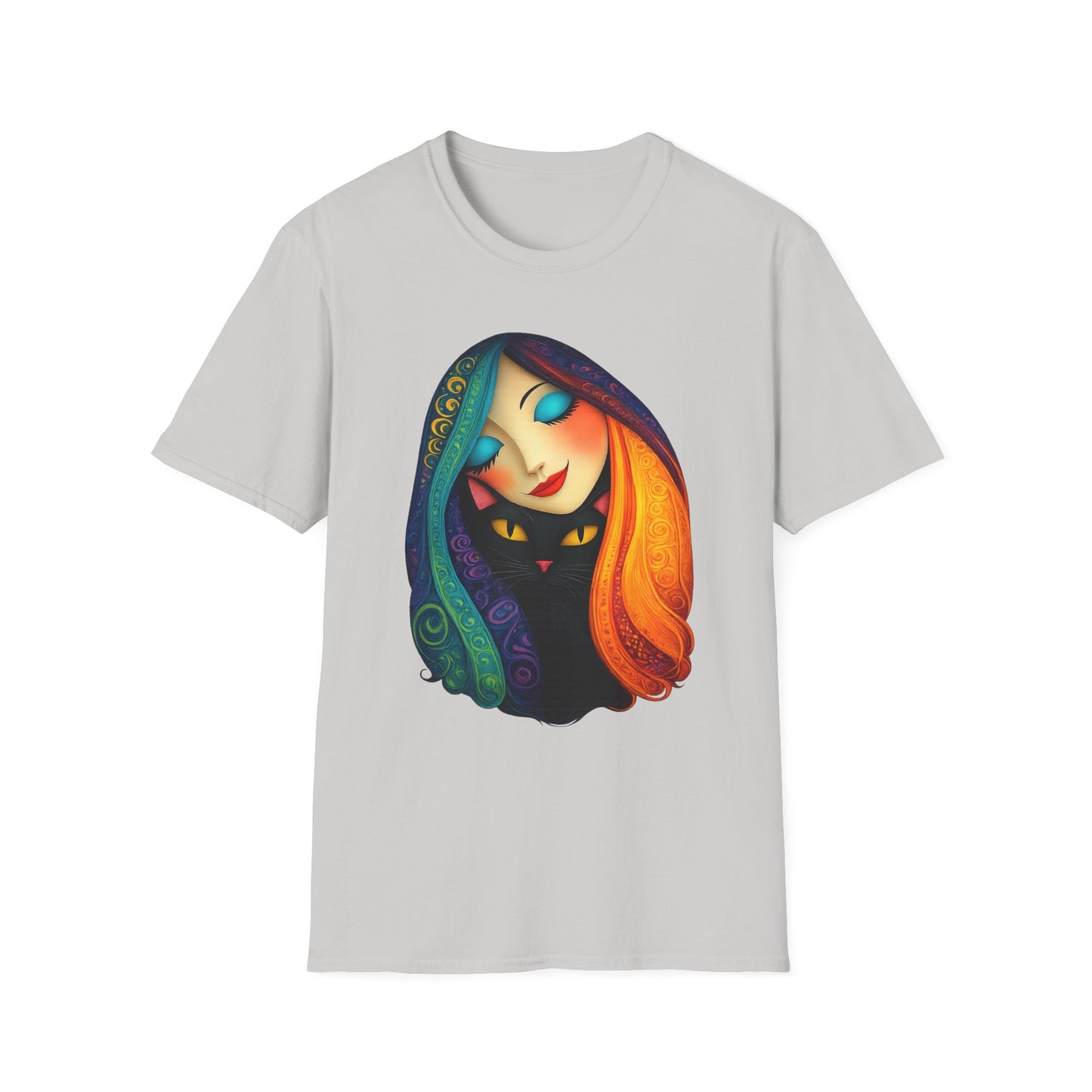Cat Mom Art graphic tee Pet lover Cat lover Shirt Witchsoul Original