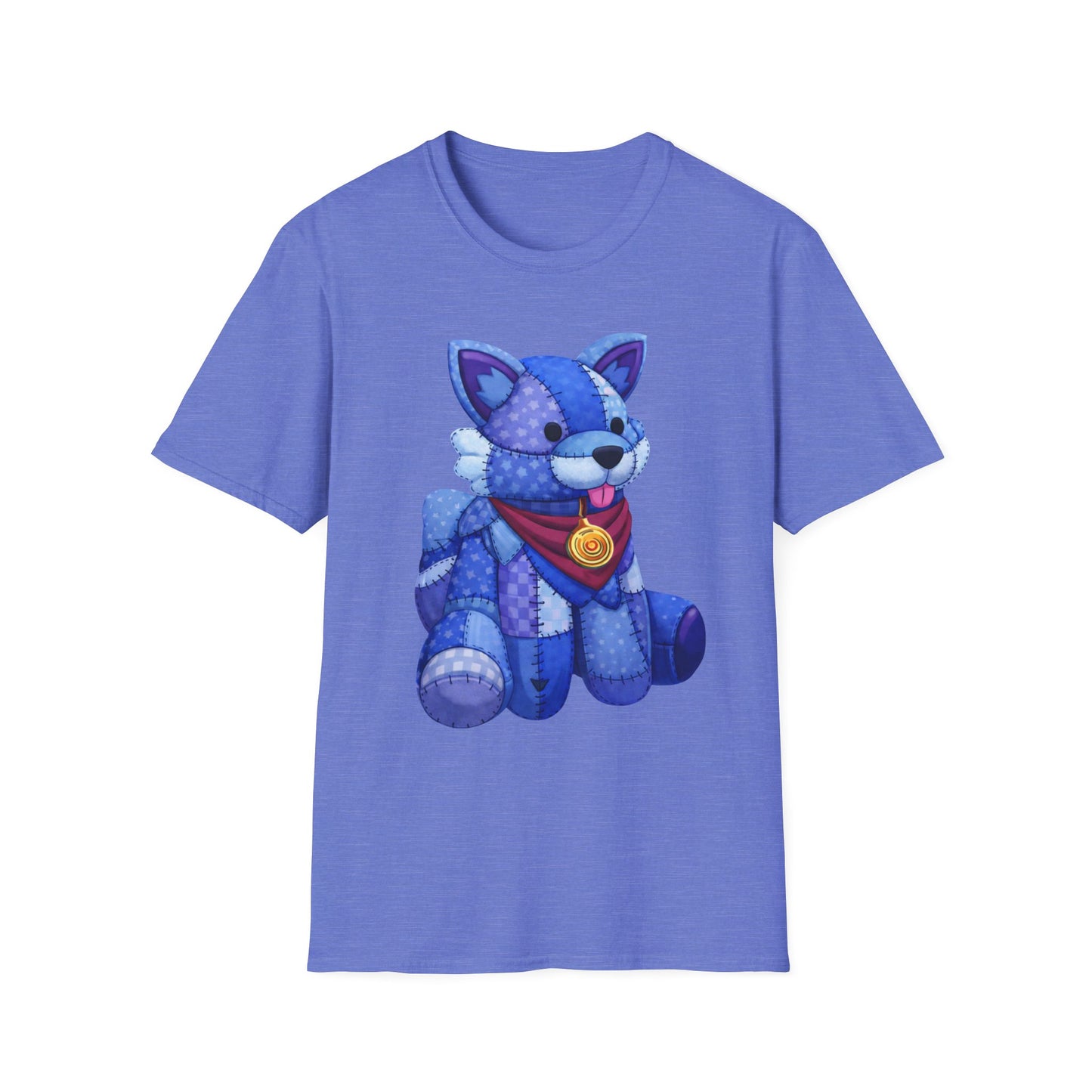 Palia Inspired Tau Plushie Patchwork-like Graphic Shirt