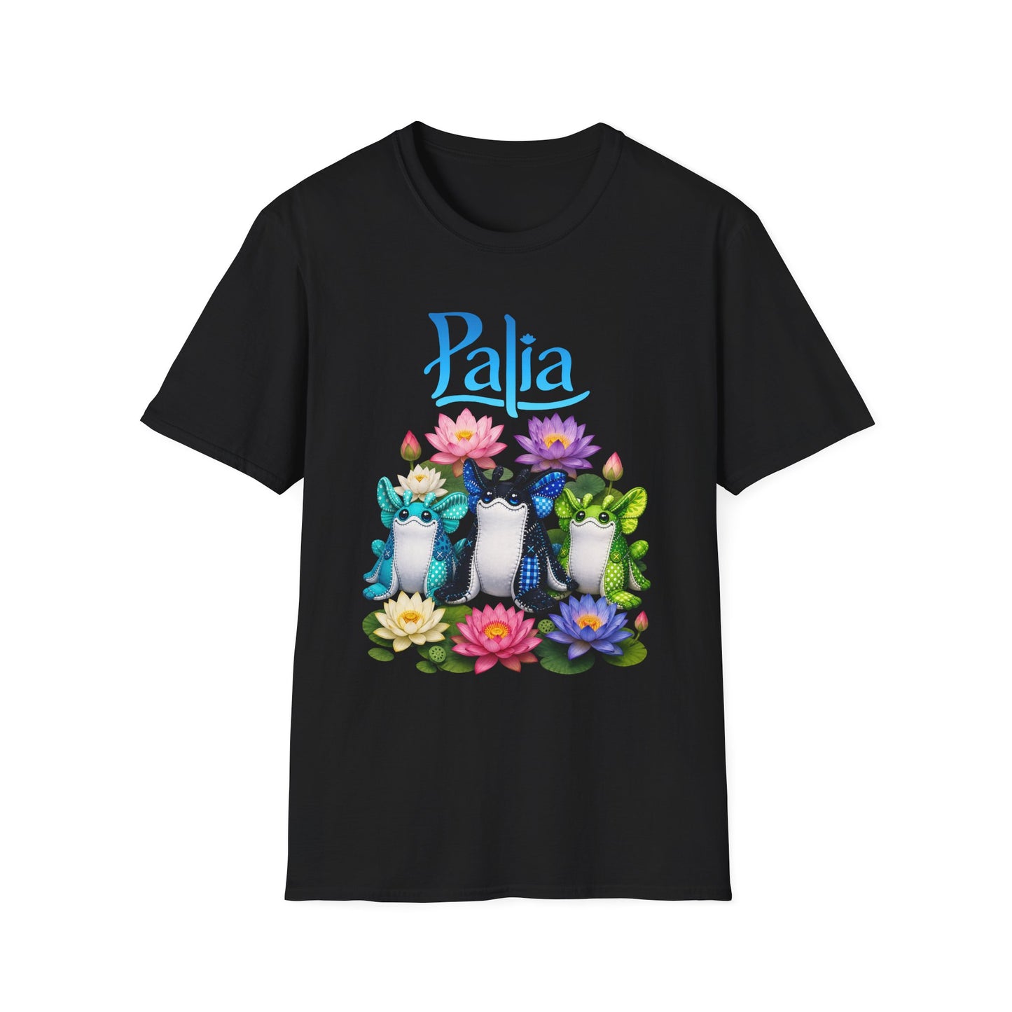 Palia Inspired Ogopuu Plush Lotus Flower Graphic Tee