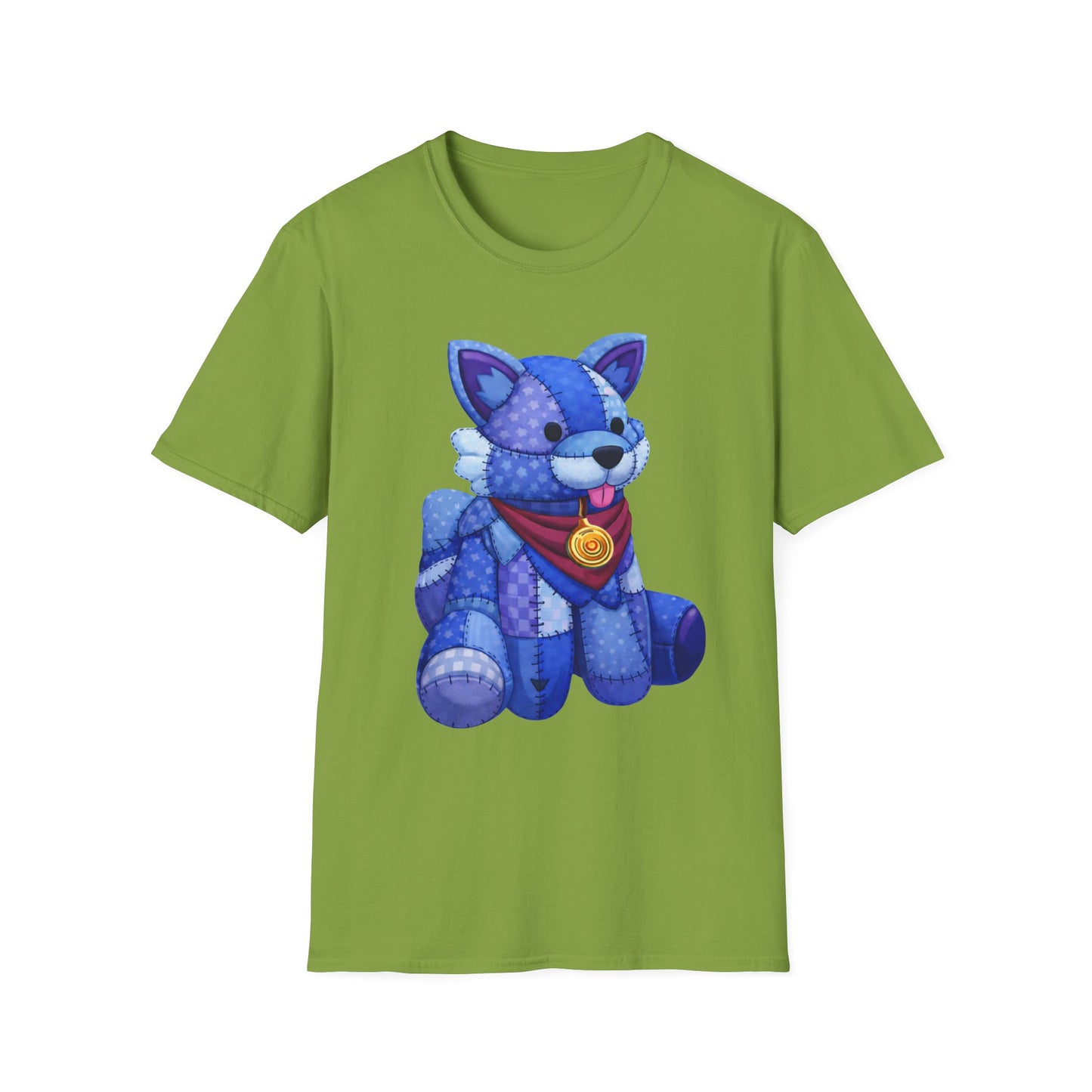 Palia Inspired Tau Plushie Patchwork-like Graphic Shirt