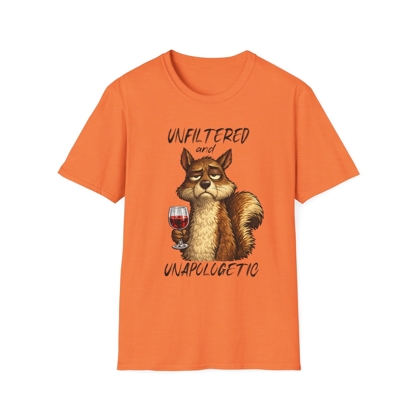 Unfiltered and Unapologetic WitchSoul Original Squirrel T-Shirt — Funny Wine Lover Graphic Tee
