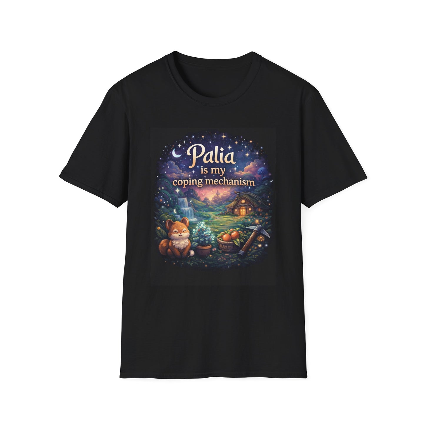 Palia Is My Coping Mechanism T-Shirt — Cozy Gaming Night Tee