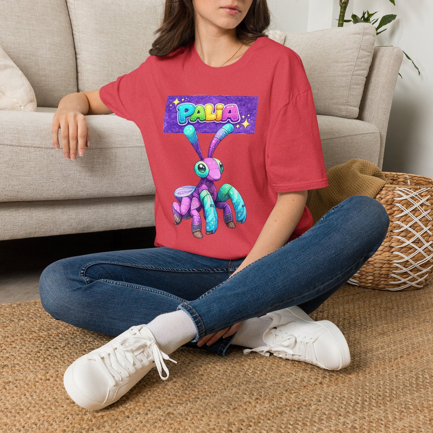 Palia Inspired Fairy Mantis Plush Graphic T-Shirt