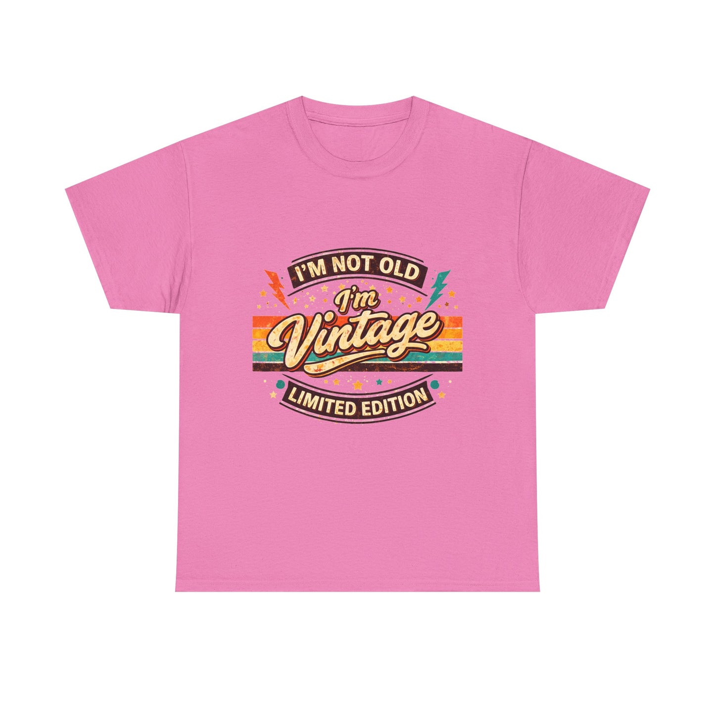 Vintage 'I'm Not Old I'm Vintage' Tee — Limited Edition Retro Graphic Shirt