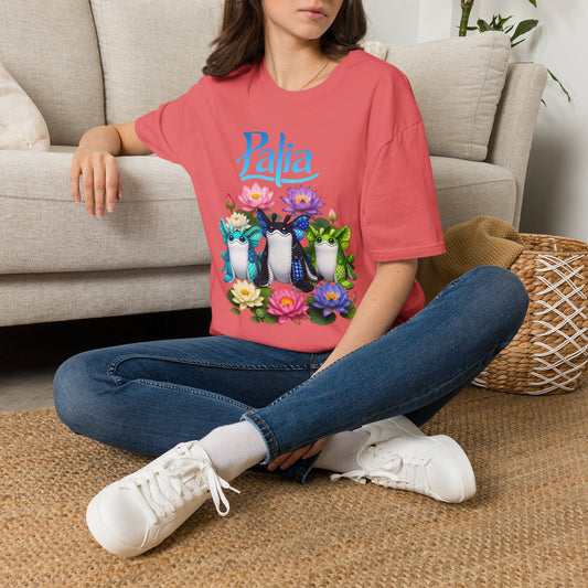 Palia Inspired Ogopuu Plush Lotus Flower Graphic Tee
