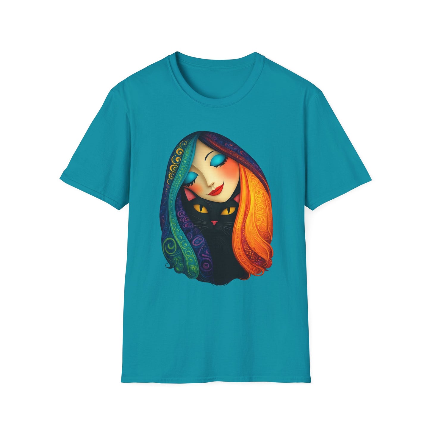Cat Mom Art graphic tee Pet lover Cat lover Shirt Witchsoul Original