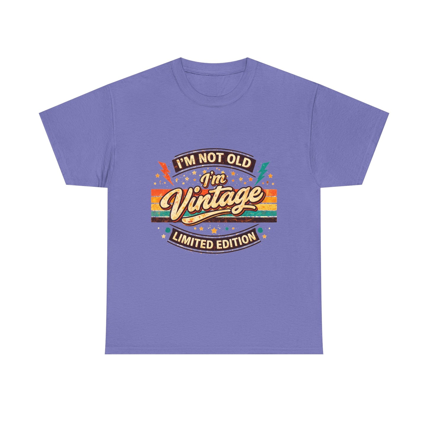 Vintage 'I'm Not Old I'm Vintage' Tee — Limited Edition Retro Graphic Shirt