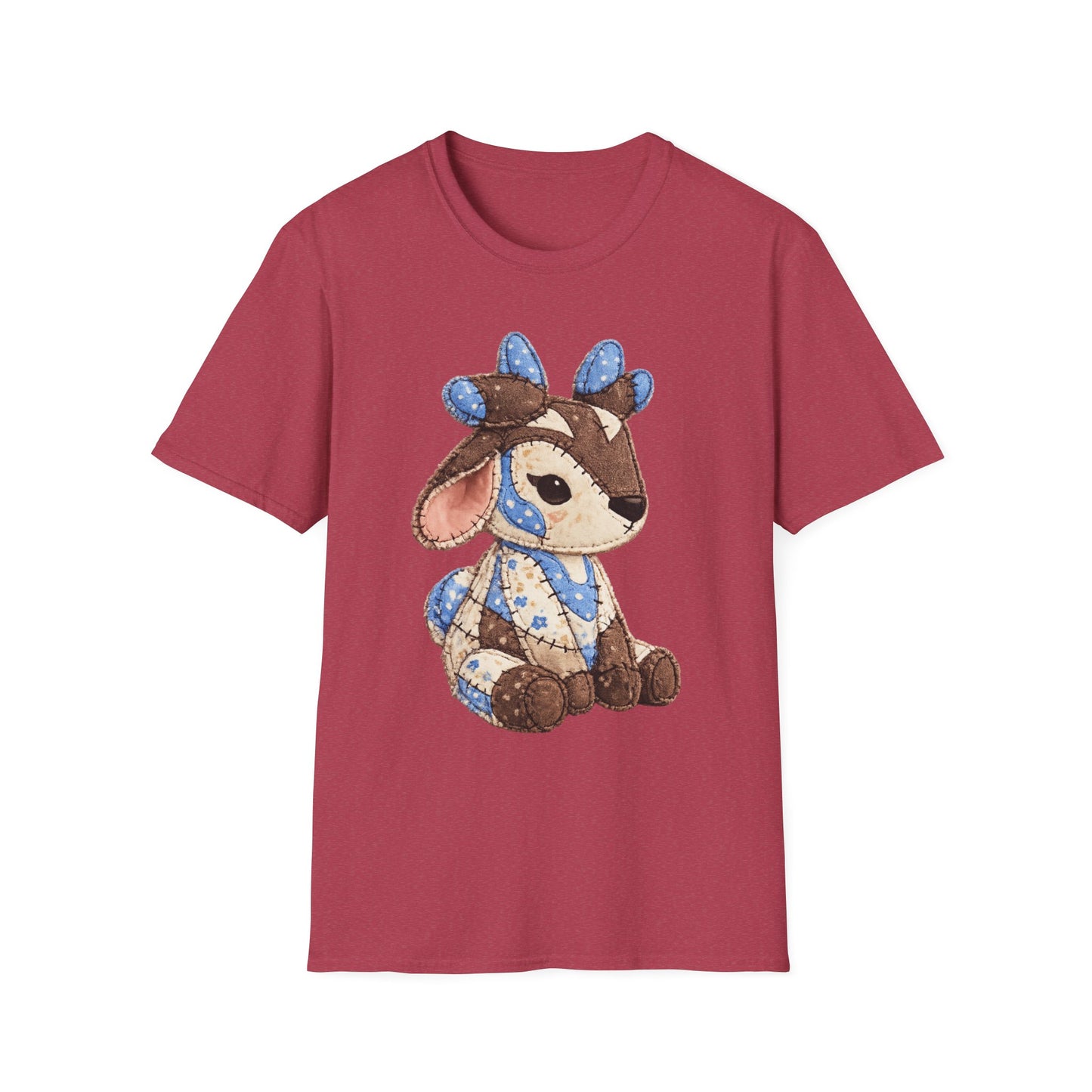 Palia Inspired Proudhorned Sernuk Plush Patchwork Graphic Tee