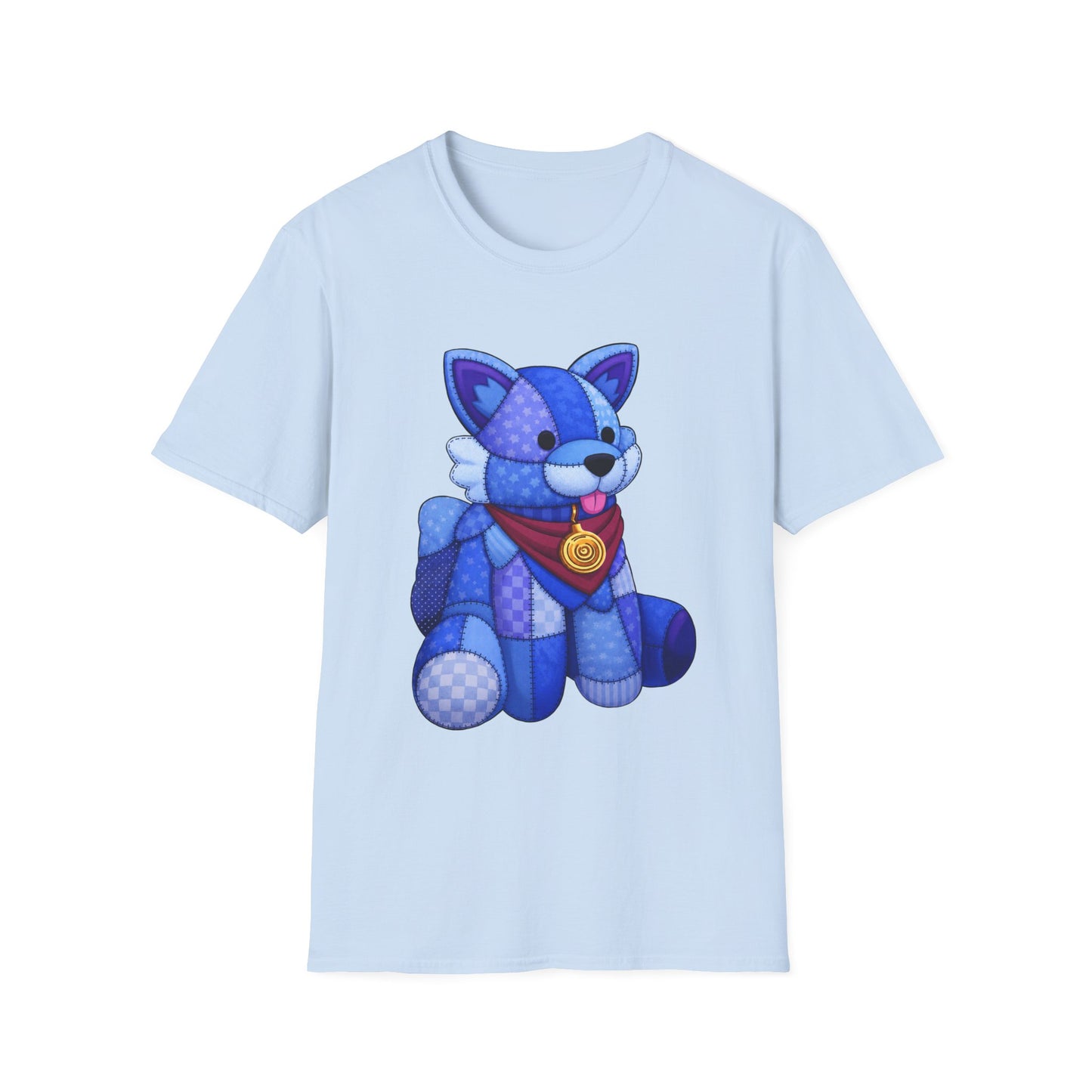 Palia Inspired Tau Plushie Patchwork-like Graphic Shirt