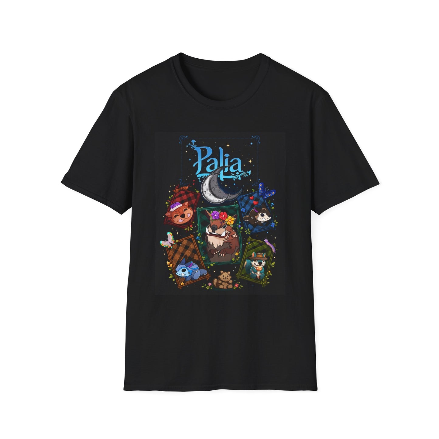 Palia Inspired T-Shirt — Whimsical Game Characters Tee