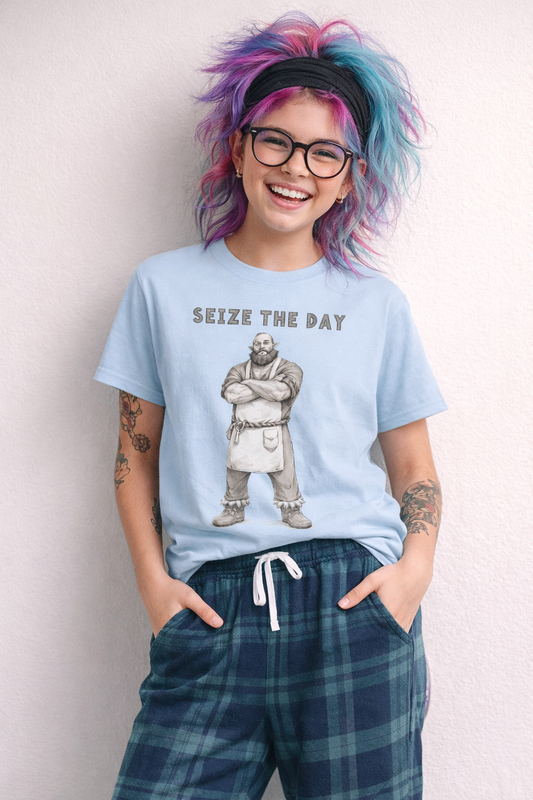 Palia Inspired Ashura FanArt Seize the Day Sketched - Graphic Tee