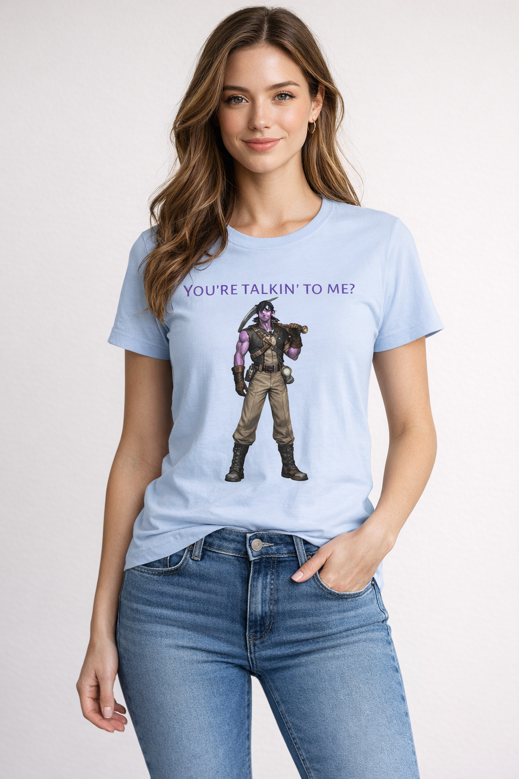Palia Inspired Hodari FanArt You're Talkin' to Me? Graphic T-Shirt