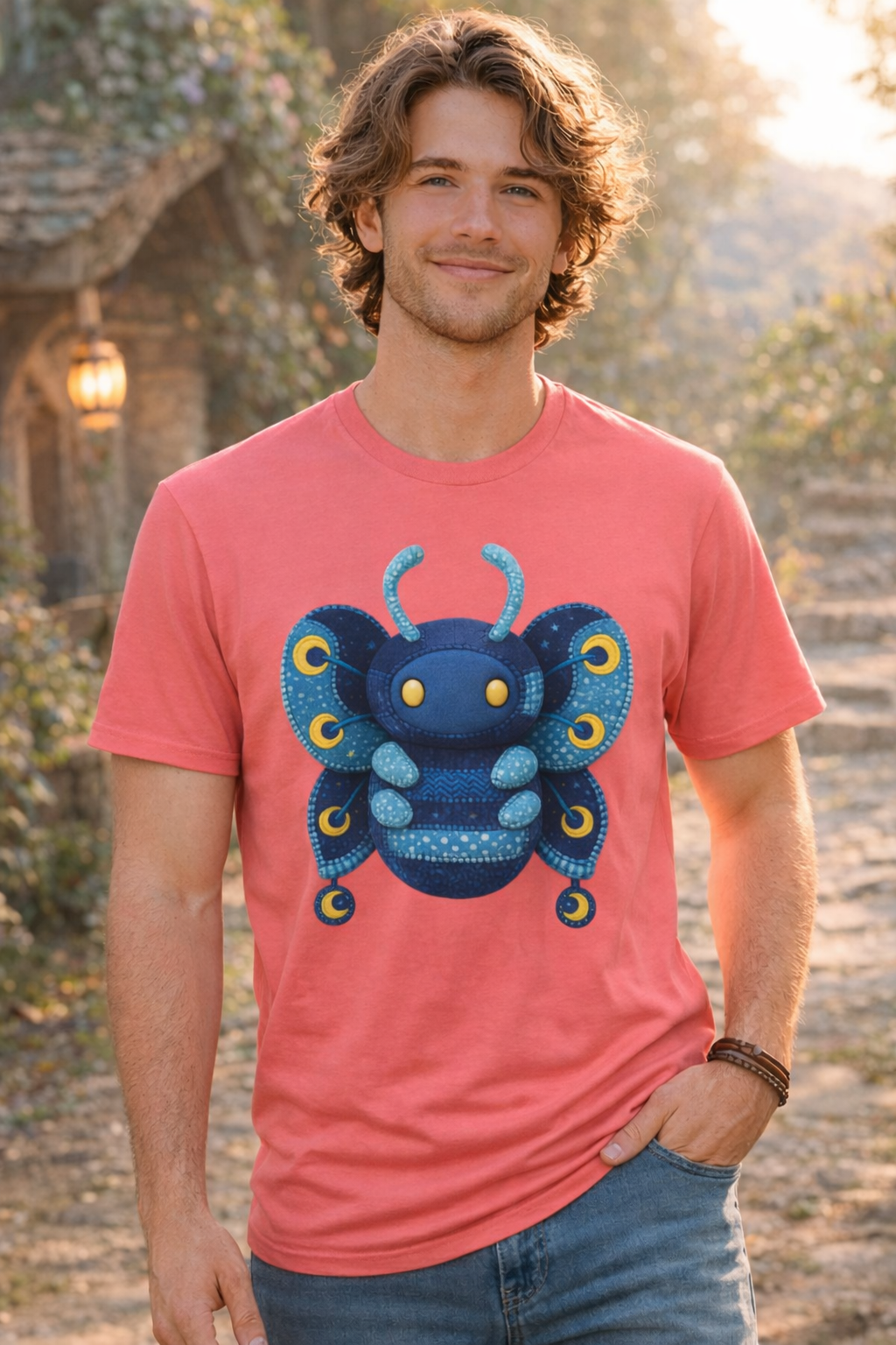 Palia Inspired Duskwing Butterfly Plushie Graphic T-Shirt
