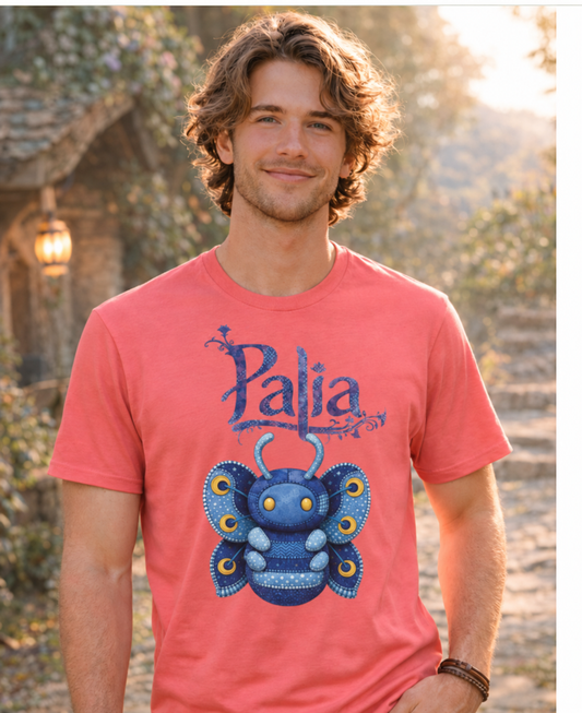 Palia Inspired Duskwing Butterfly Plushie Graphic T-Shirt