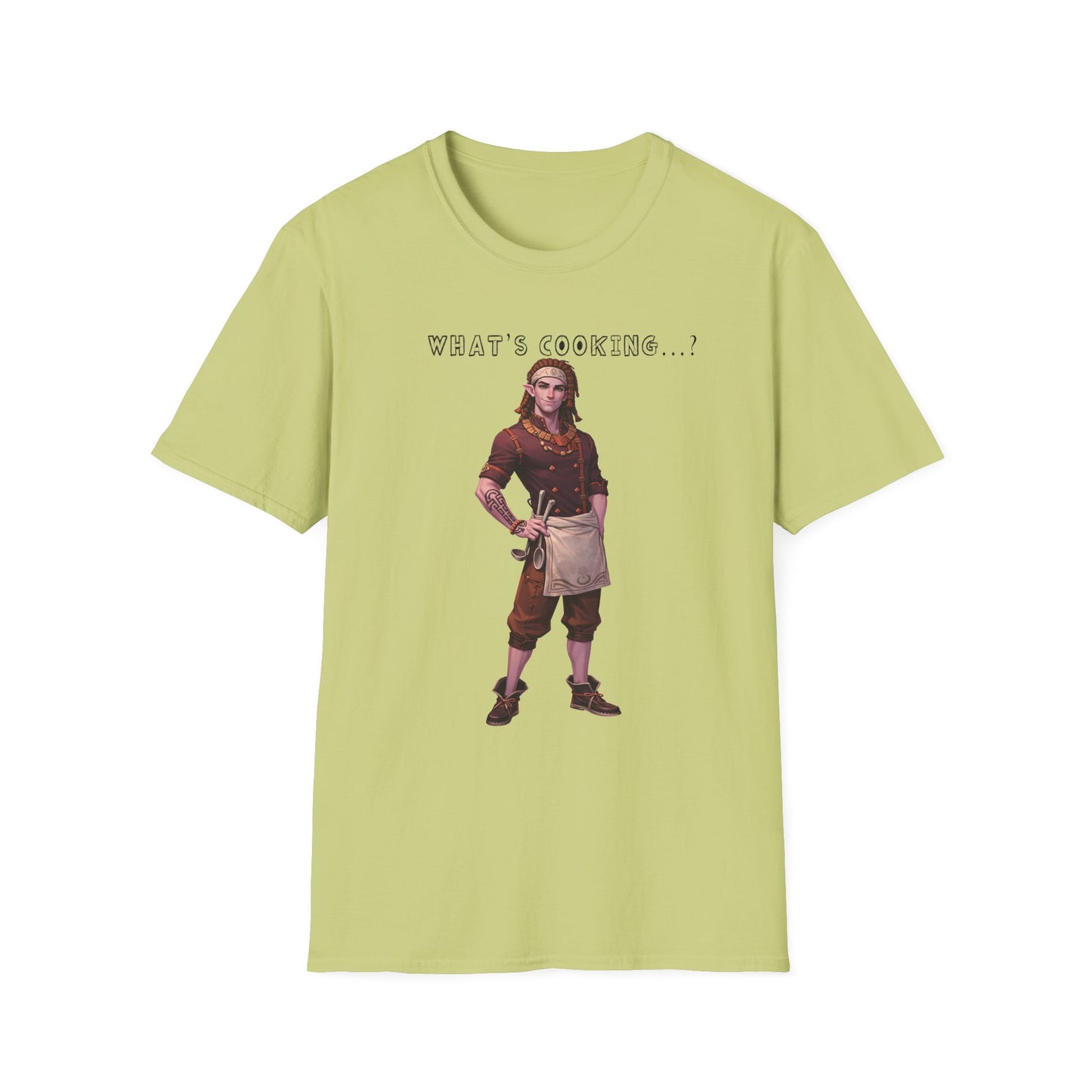 Reth T-Shirt — "What's Cooking?" Fantasy FanArt Palia Inspired Chef Character Tee