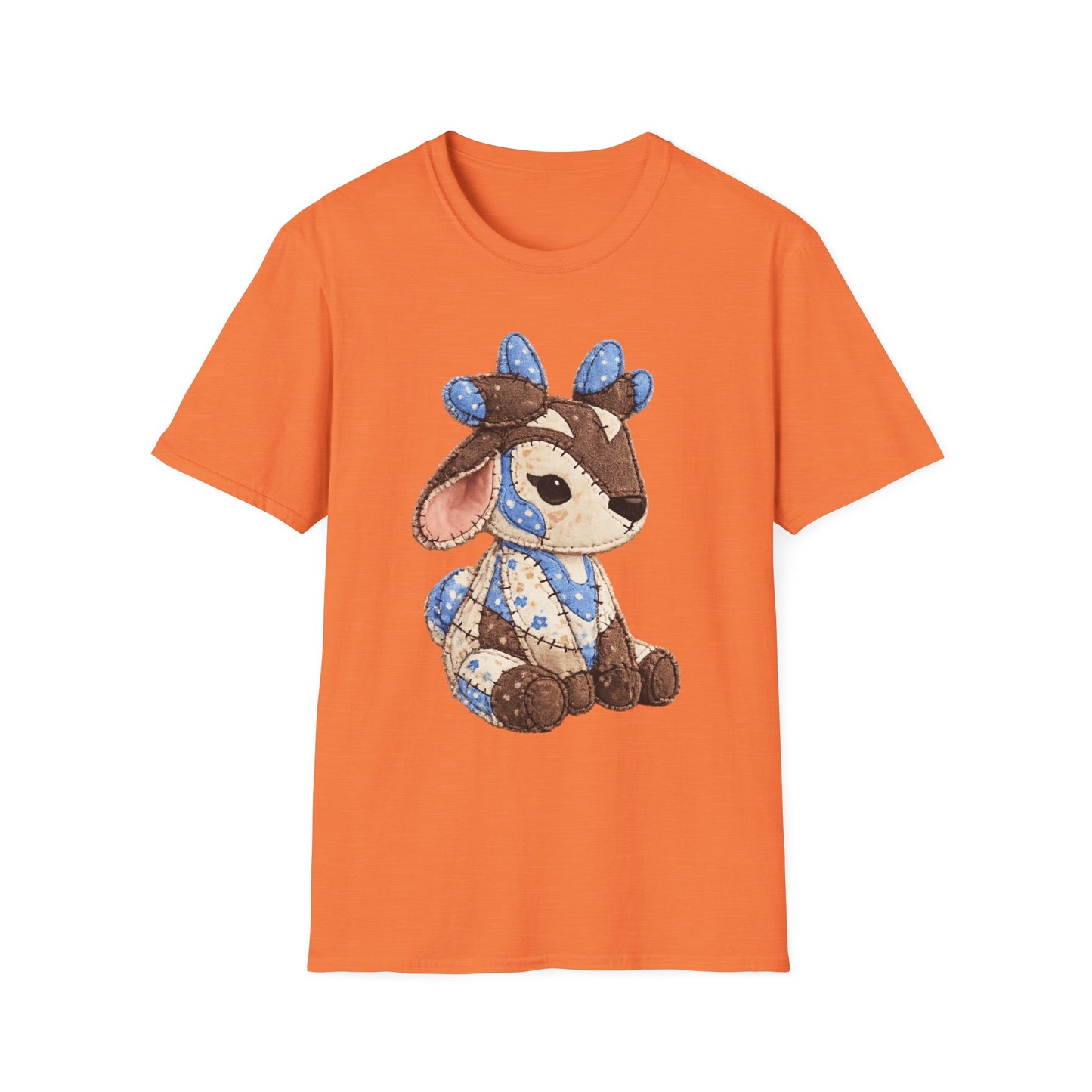 Palia Inspired Proudhorned Sernuk Plush Patchwork Graphic Tee