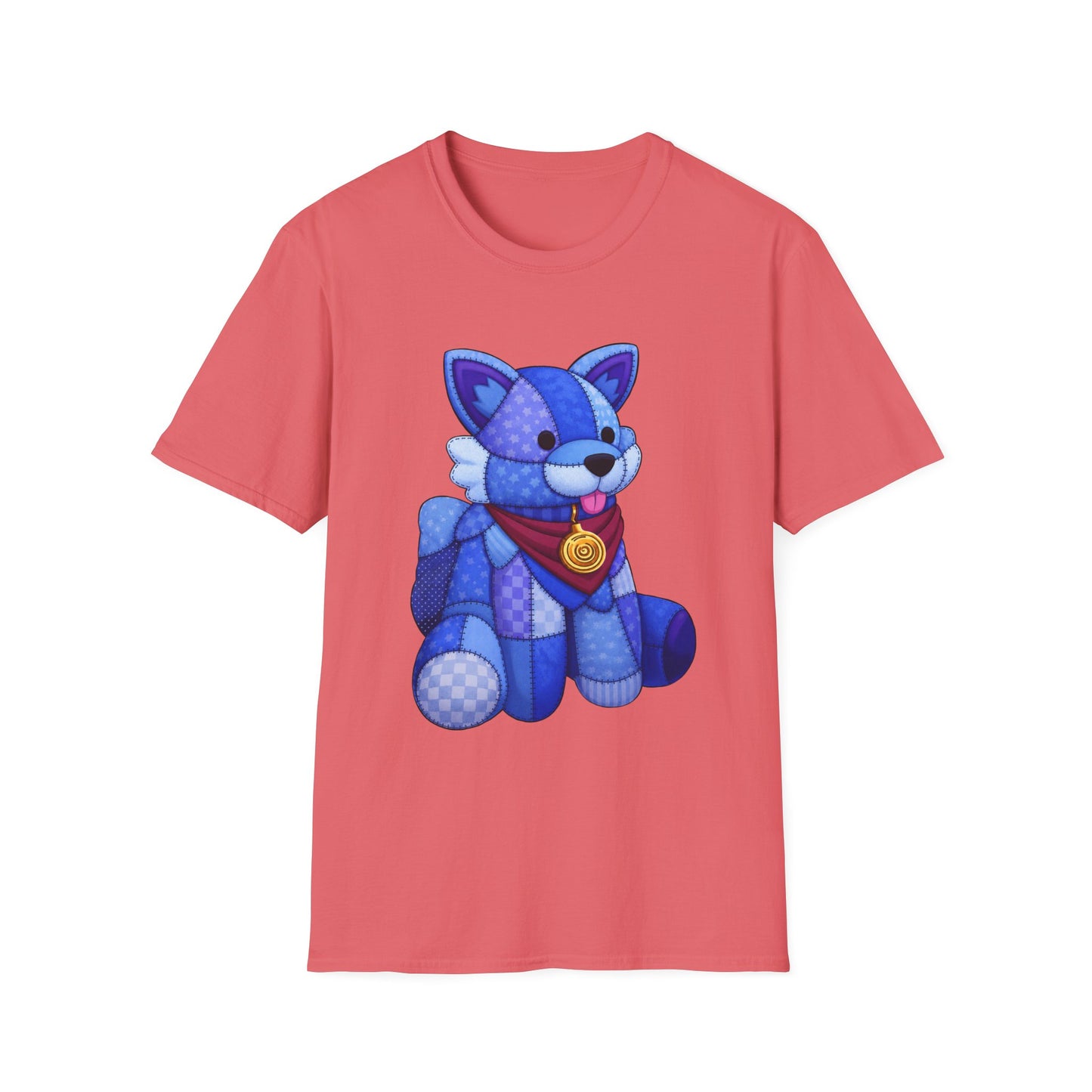 Palia Inspired Tau Plushie Patchwork-like Graphic Shirt