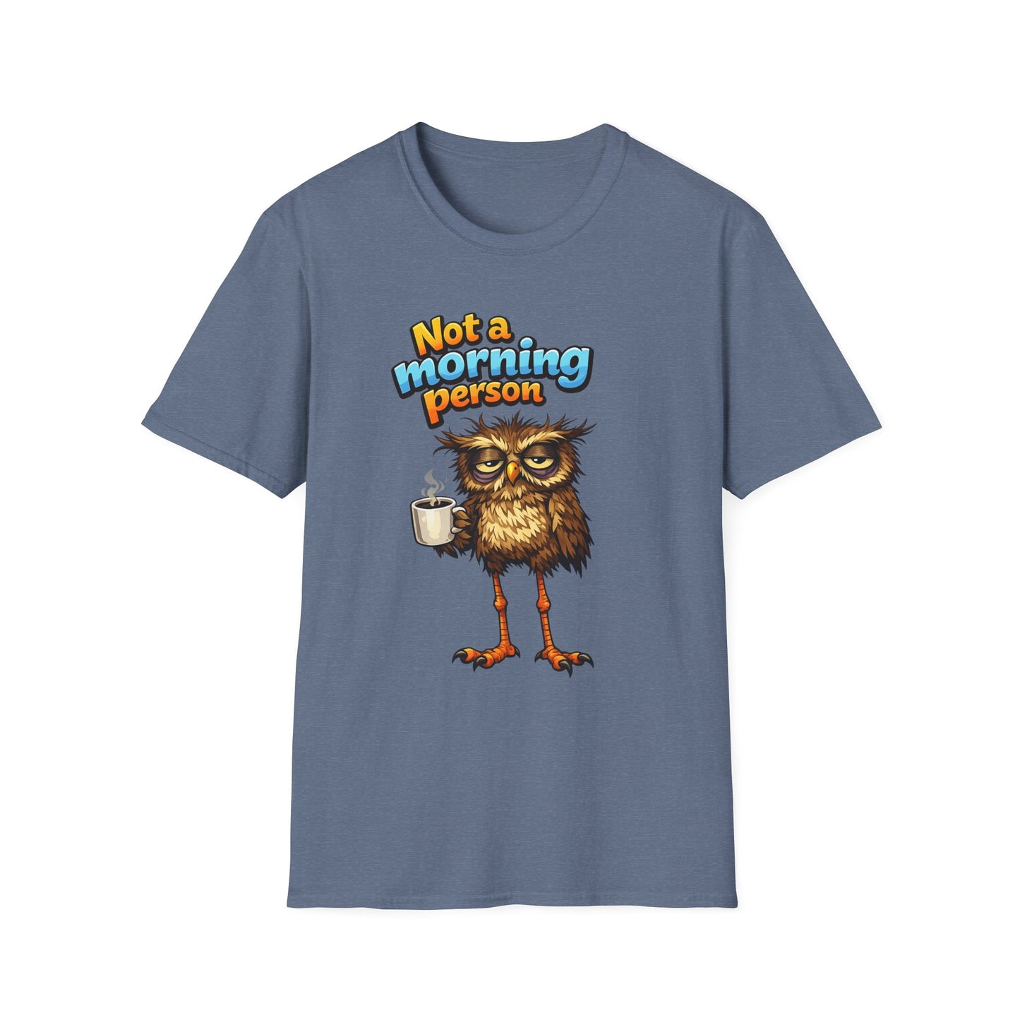 Not a Morning Person Owl WitchSoul Original T-Shirt — Funny Coffee Lover Graphic Tee
