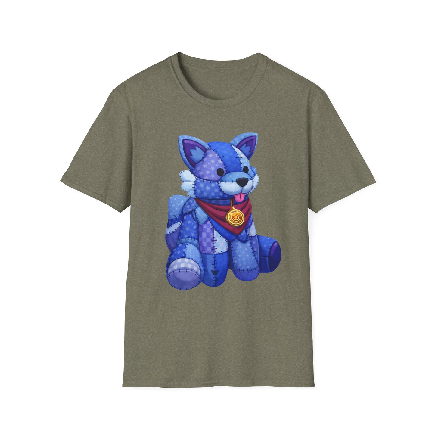 Palia Inspired Tau Plushie Patchwork-like Graphic Shirt