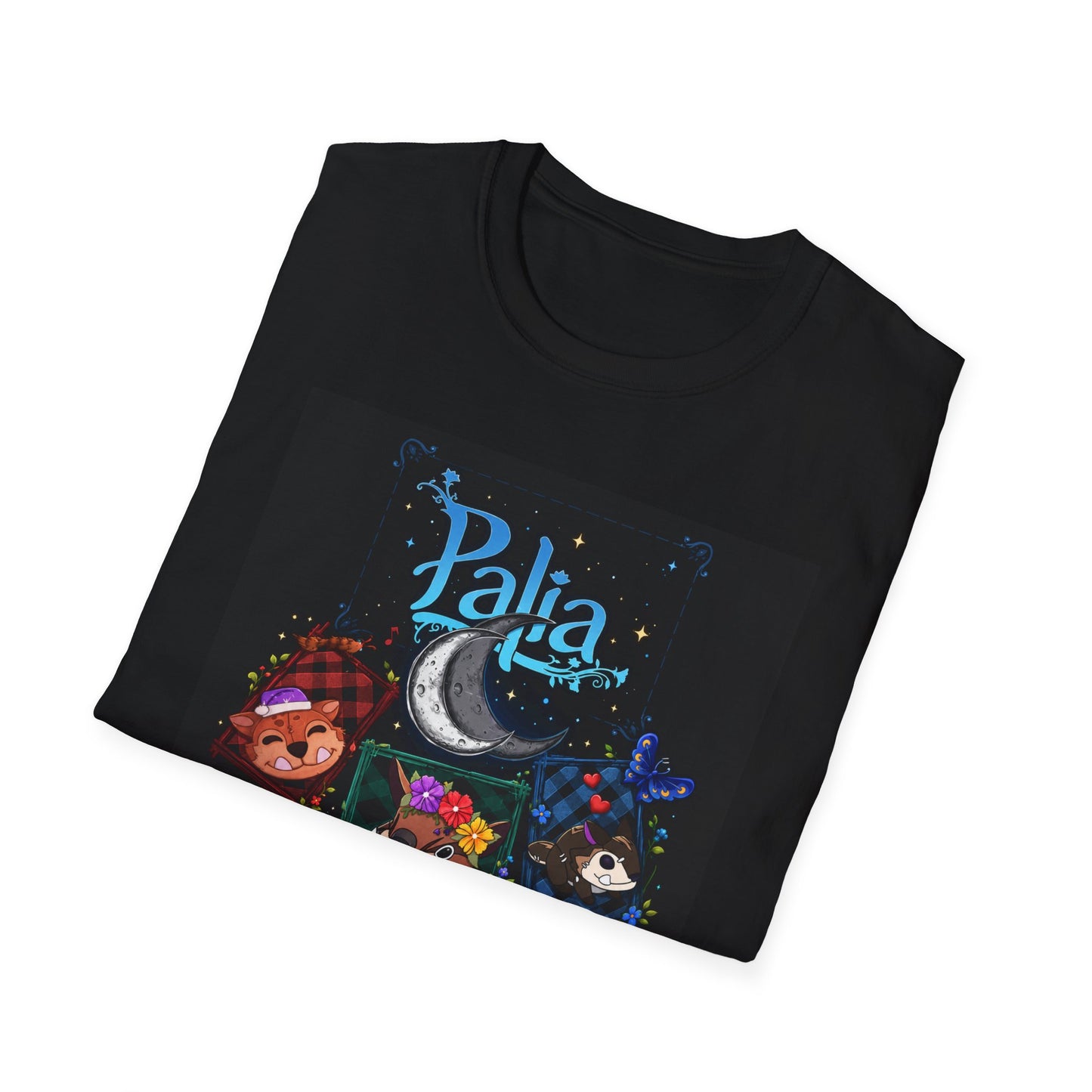 Palia Inspired T-Shirt — Whimsical Game Characters Tee