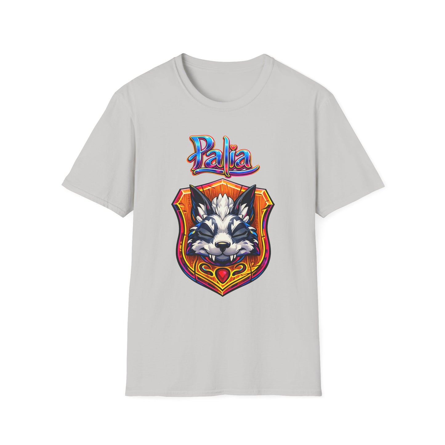 Palia Inspired Bluebristle Mujiin Trophy PopColor Style Graphic Tshirt