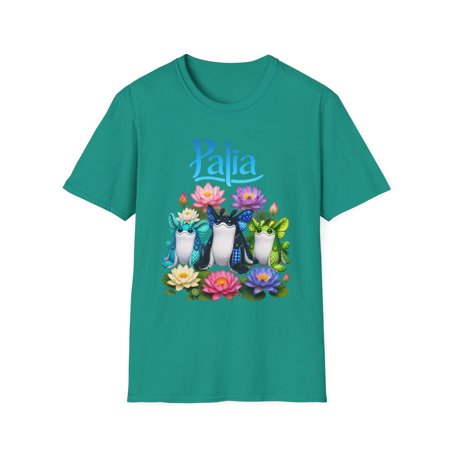 Palia Inspired Ogopuu Plush Lotus Flower Graphic Tee