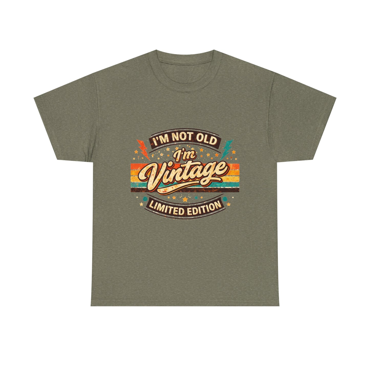 Vintage 'I'm Not Old I'm Vintage' Tee — Limited Edition Retro Graphic Shirt