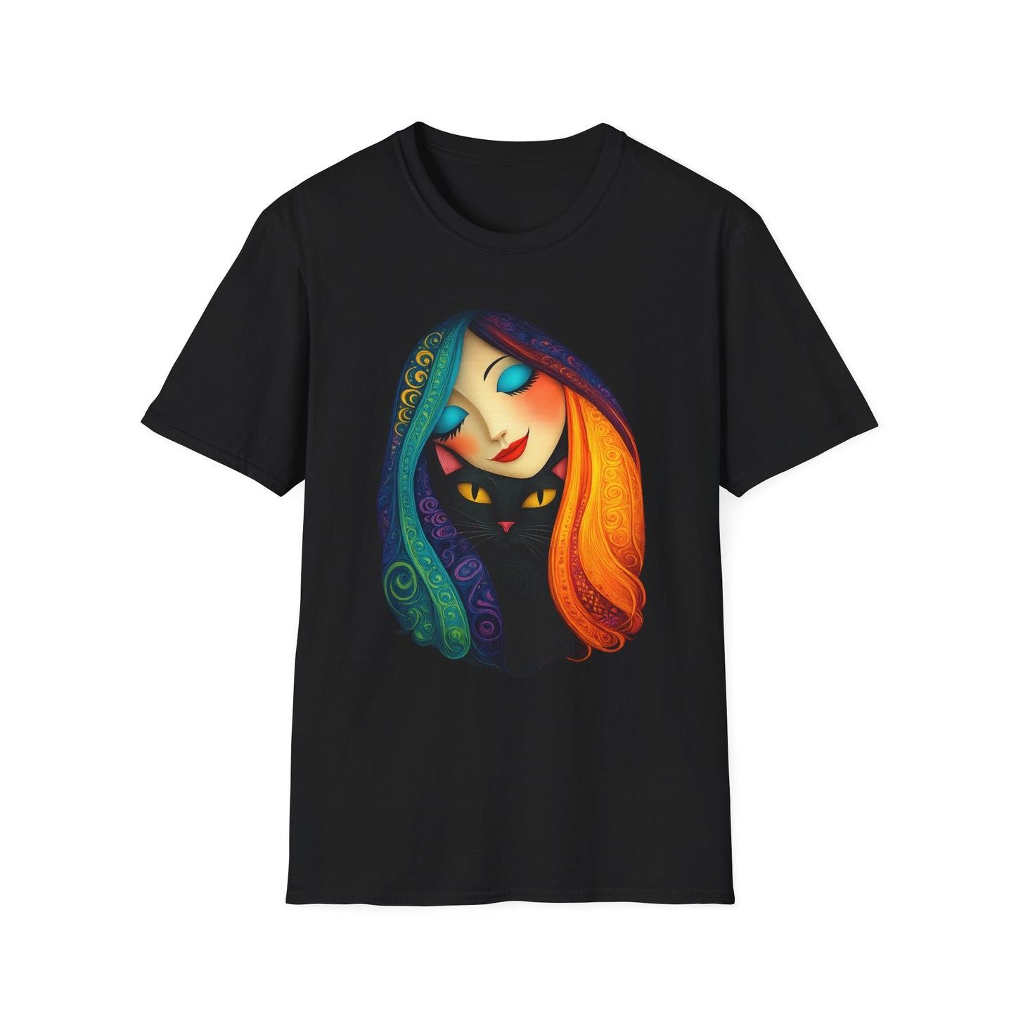 Cat Mom Art graphic tee Pet lover Cat lover Shirt Witchsoul Original