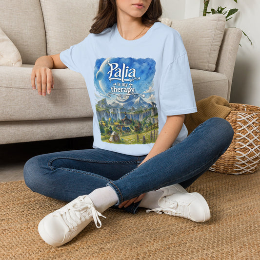 T-Shirt — "Palia Is My Therapy" Palia Inspired Landscape Graphic Tee