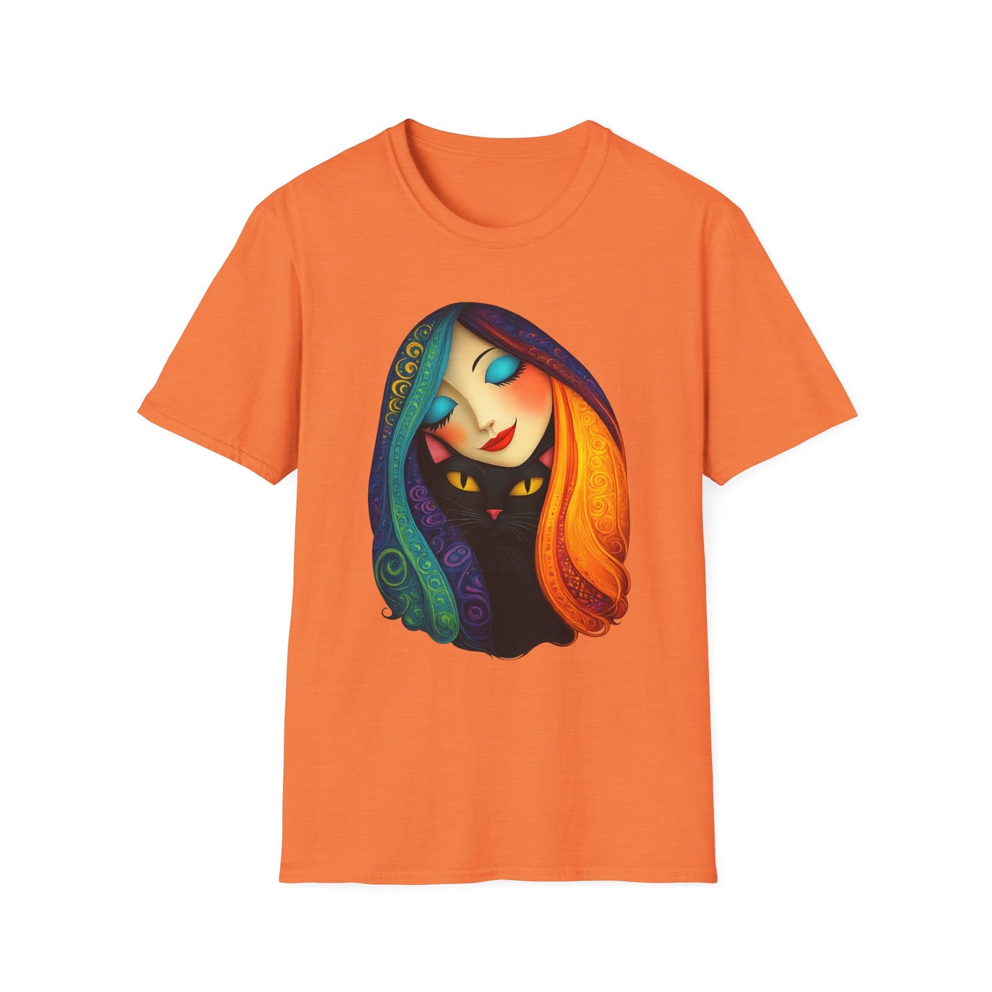 Cat Mom Art graphic tee Pet lover Cat lover Shirt Witchsoul Original