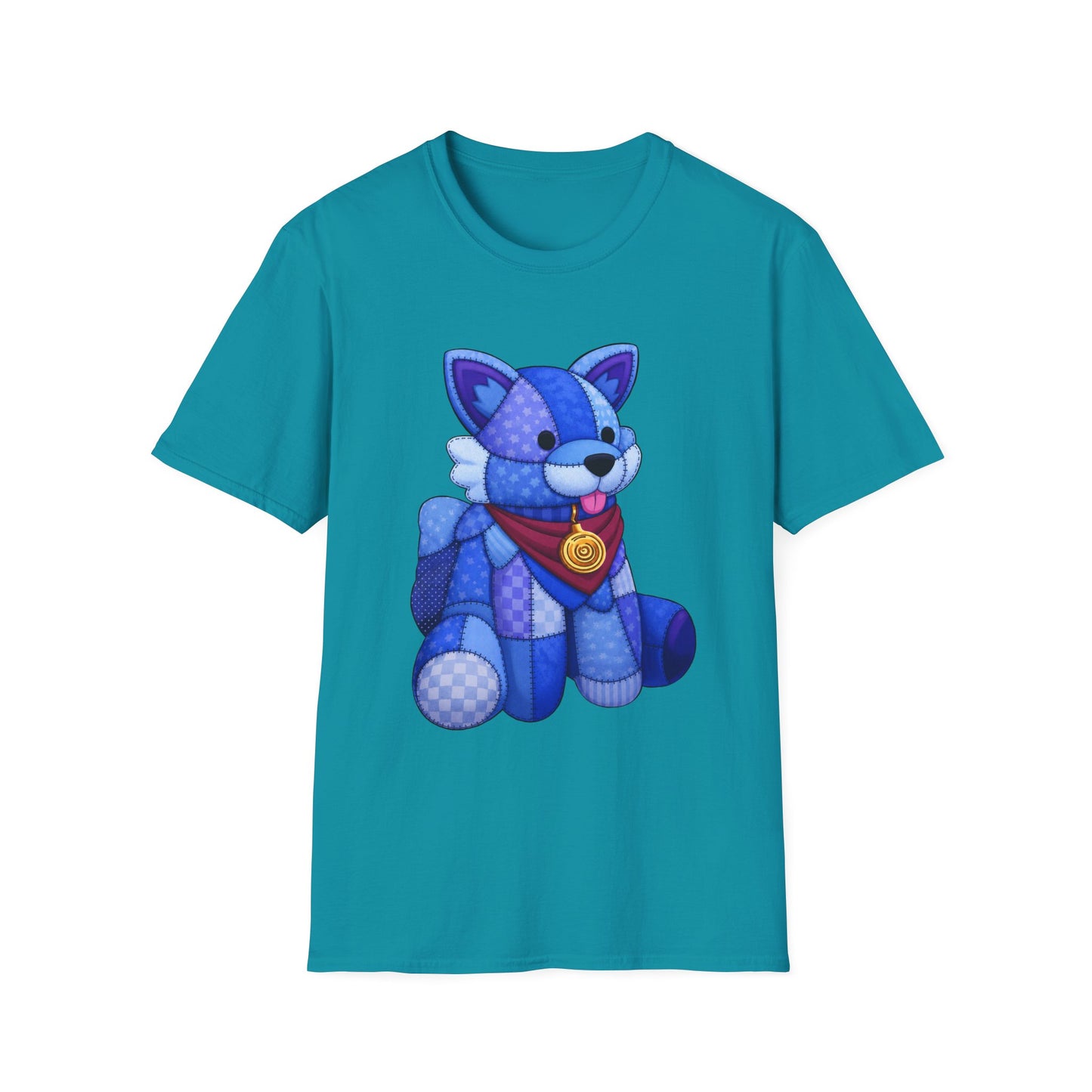 Palia Inspired Tau Plushie Patchwork-like Graphic Shirt